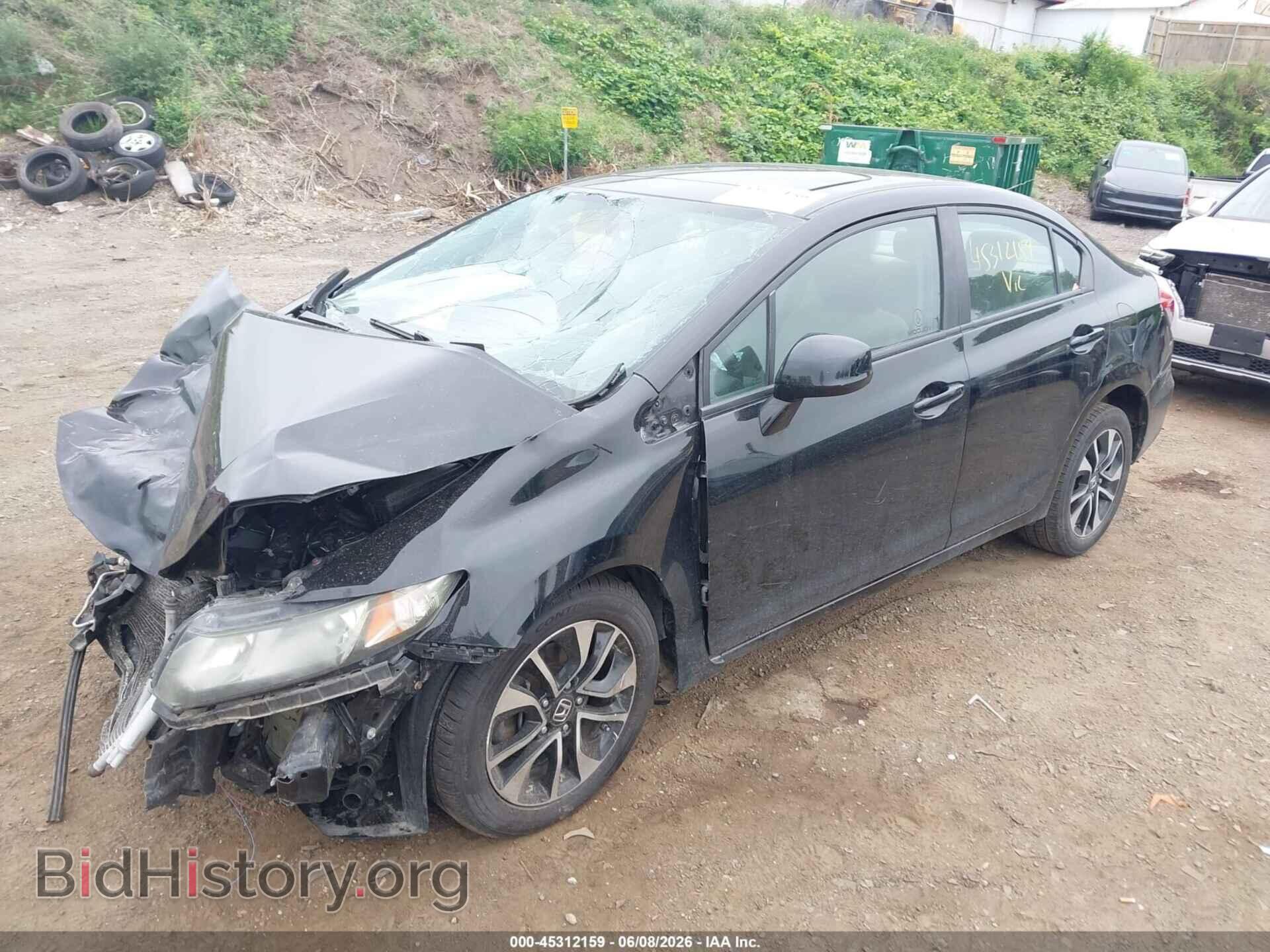 2013 HONDA CIVIC - VIN: 19XFB2F86DE014205 - Фото 2