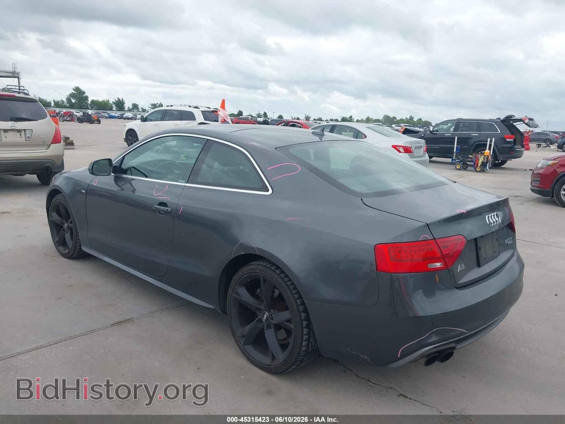 2013 AUDI A5 - VIN: WAUDFBFR6DA053610 - Photo 3
