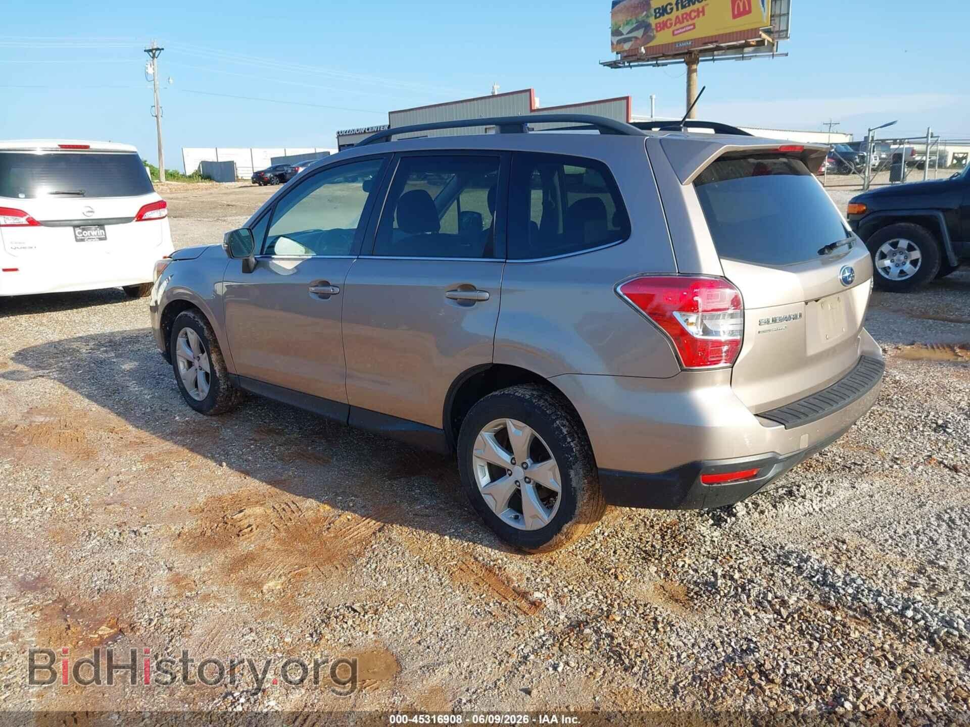 2014 SUBARU FORESTER - VIN: JF2SJAMC0EH543018 - Фото 3
