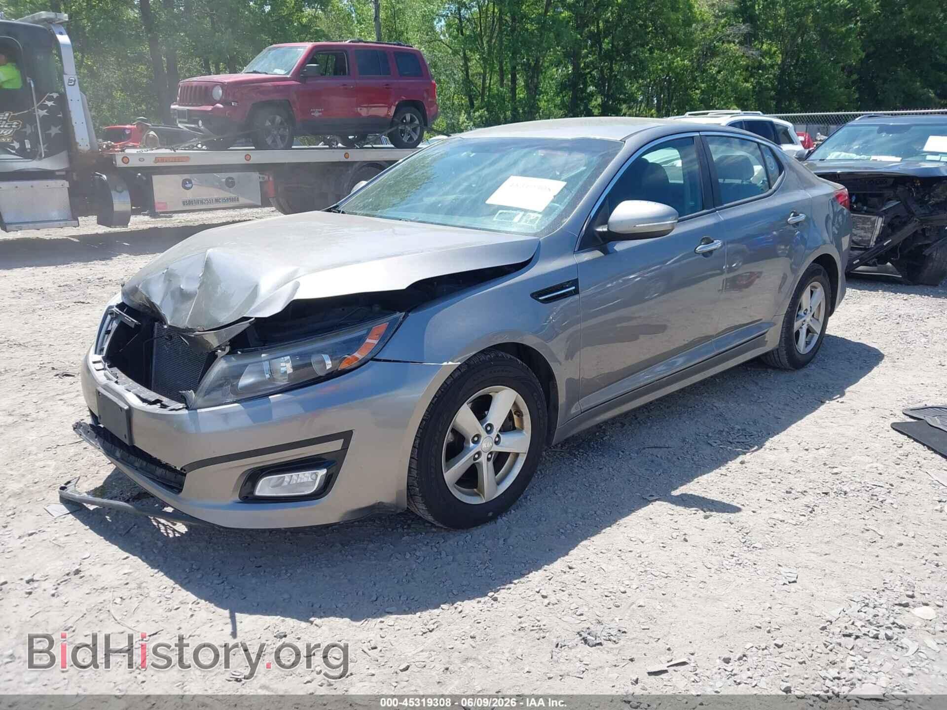 2015 KIA OPTIMA - VIN: 5XXGM4A72FG493967 - Фото 2
