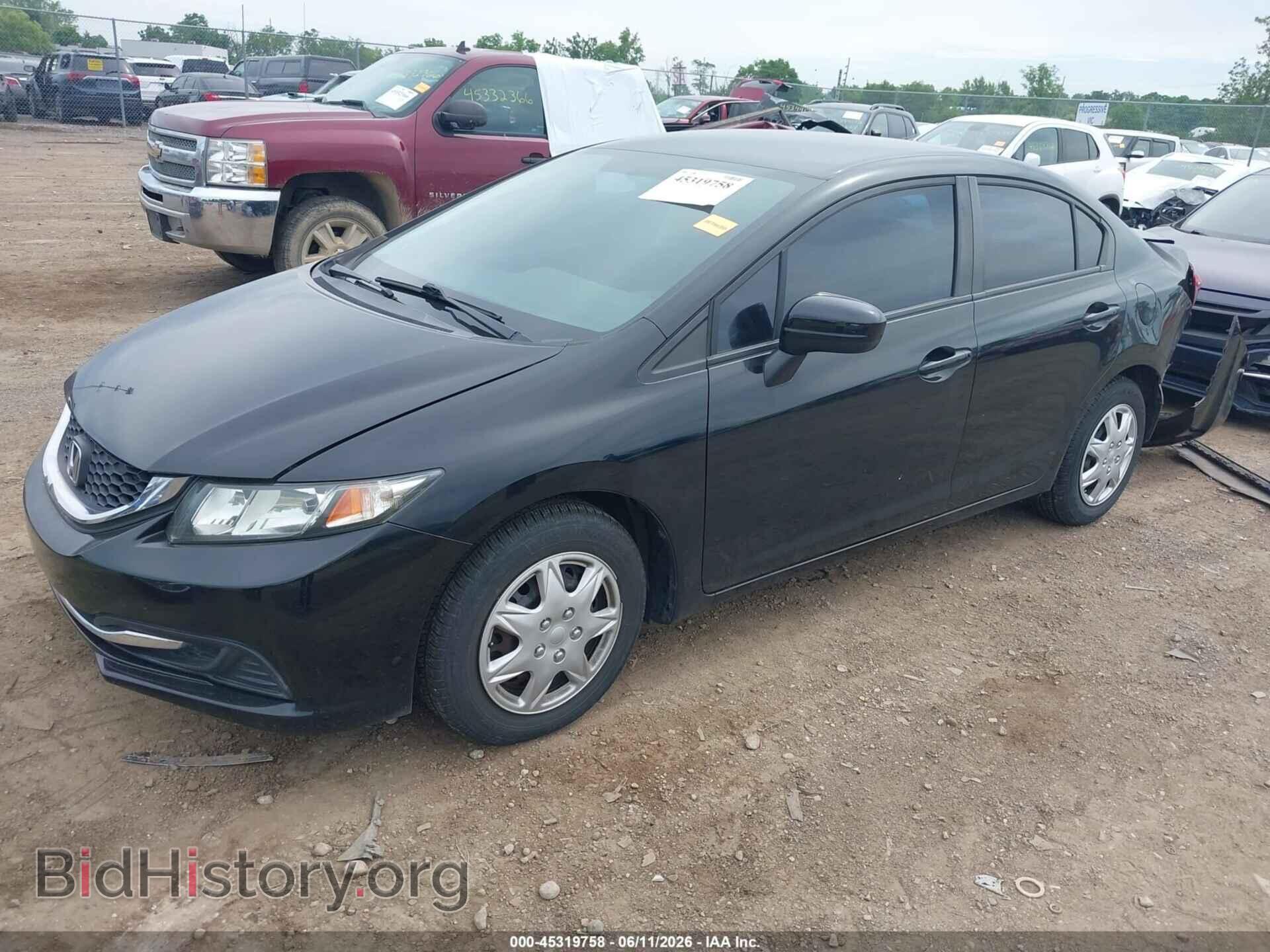 2014 HONDA CIVIC - VIN: 2HGFB2F55EH520055 - Фото 2