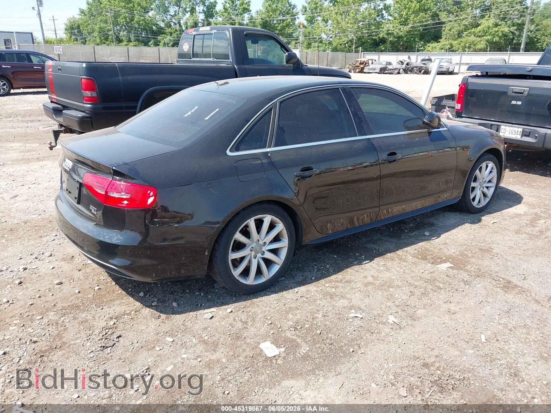 2014 AUDI A4 - VIN: WAUBFAFL2EA054820 - Photo 4