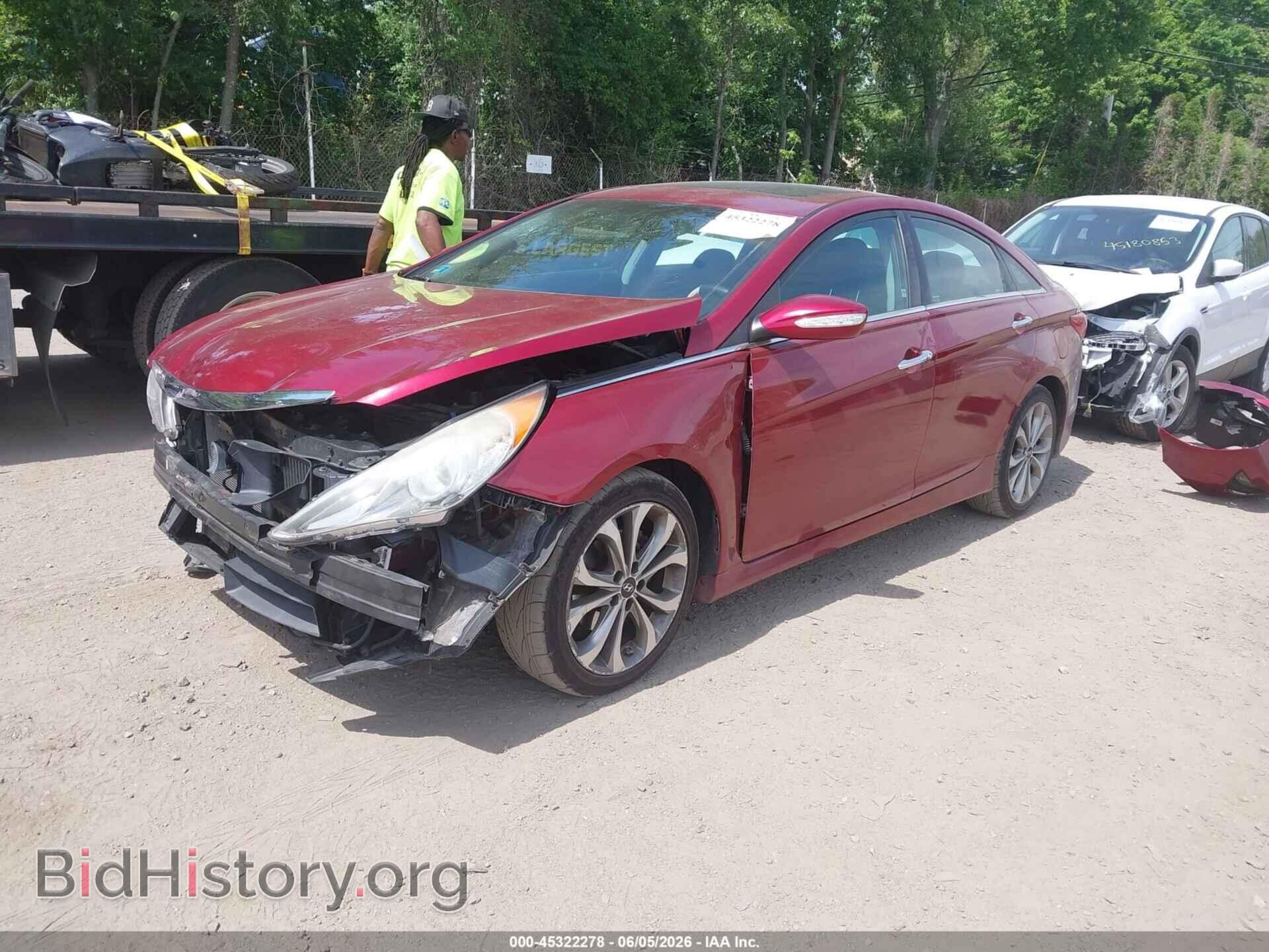 2014 HYUNDAI SONATA - VIN: 5NPEC4AB9EH883188 - Фото 2