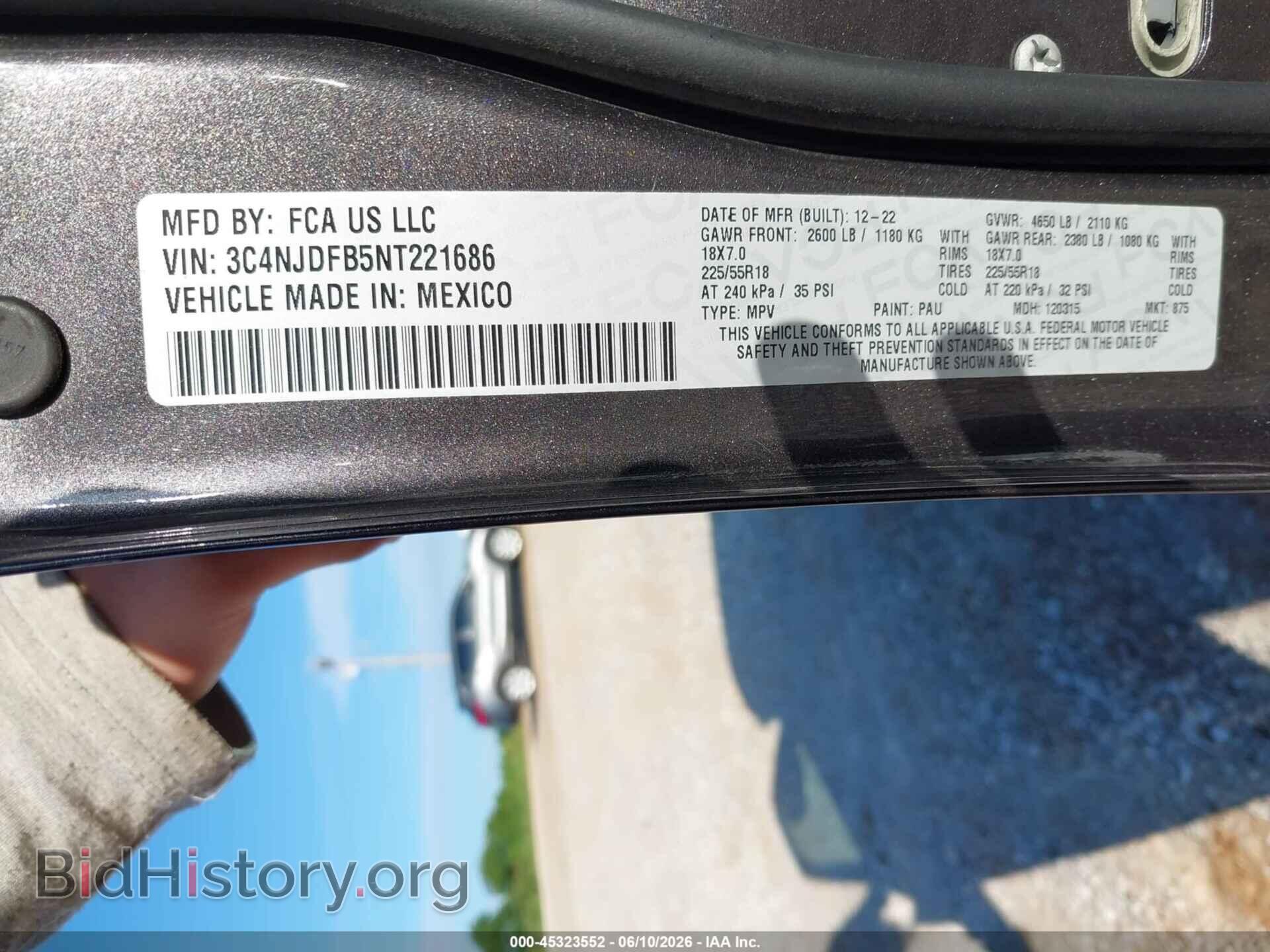 2022 JEEP COMPASS - VIN: 3C4NJDFB5NT221686 - Photo 9