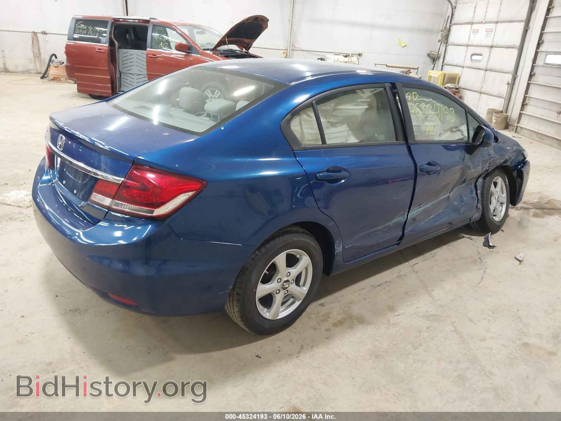 2013 HONDA CIVIC - VIN: 19XFB2F54DE204574 - Фото 4