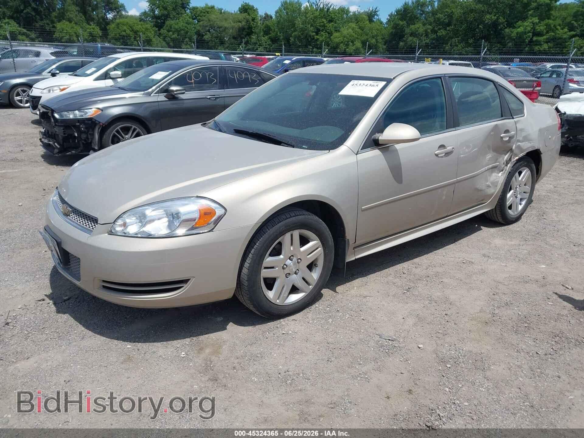 2012 CHEVROLET IMPALA - VIN: 2G1WG5E37C1249709 - Фото 2