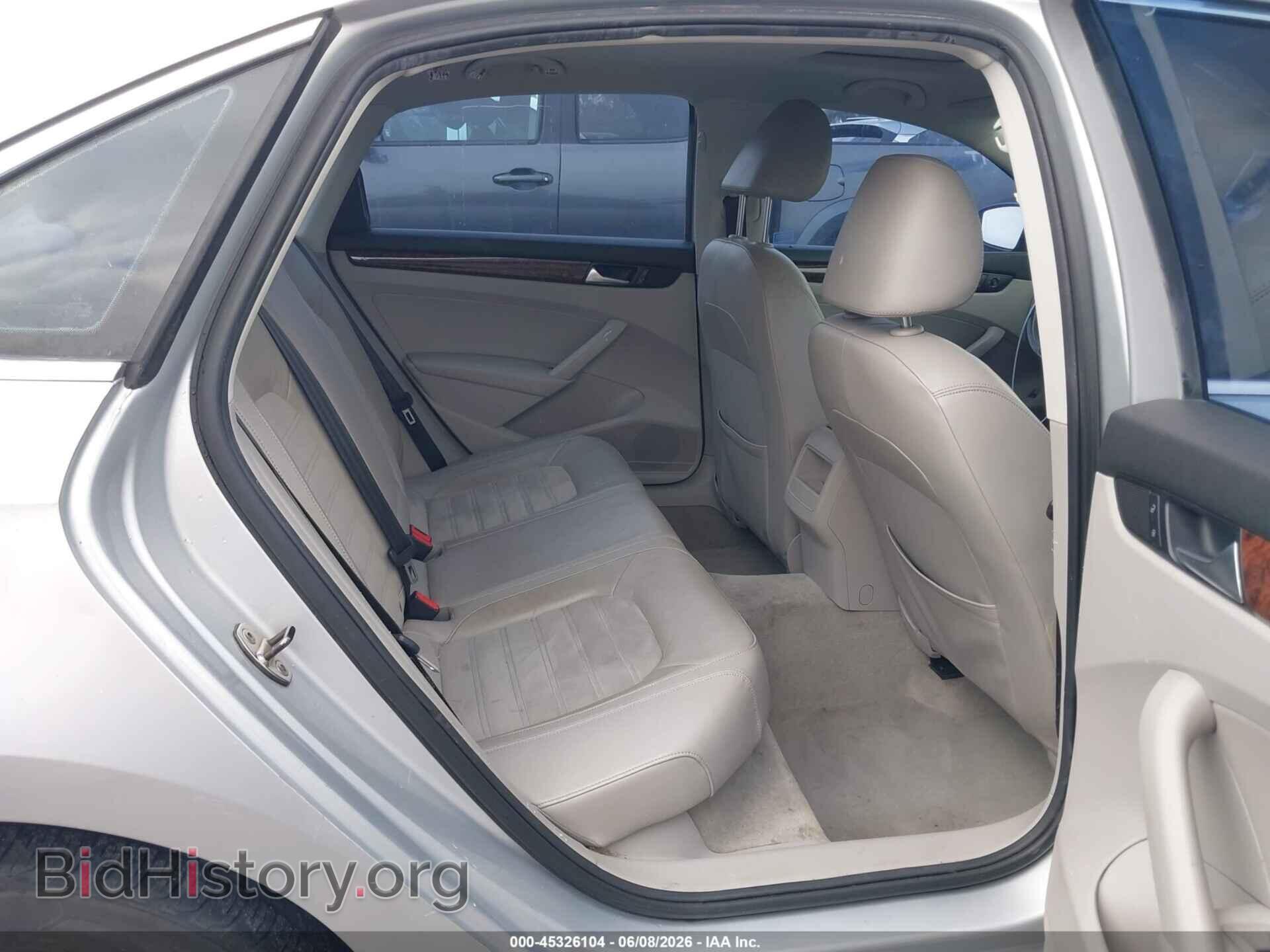 2012 VOLKSWAGEN PASSAT - VIN: 1VWCN7A37CC083300 - Фото 8