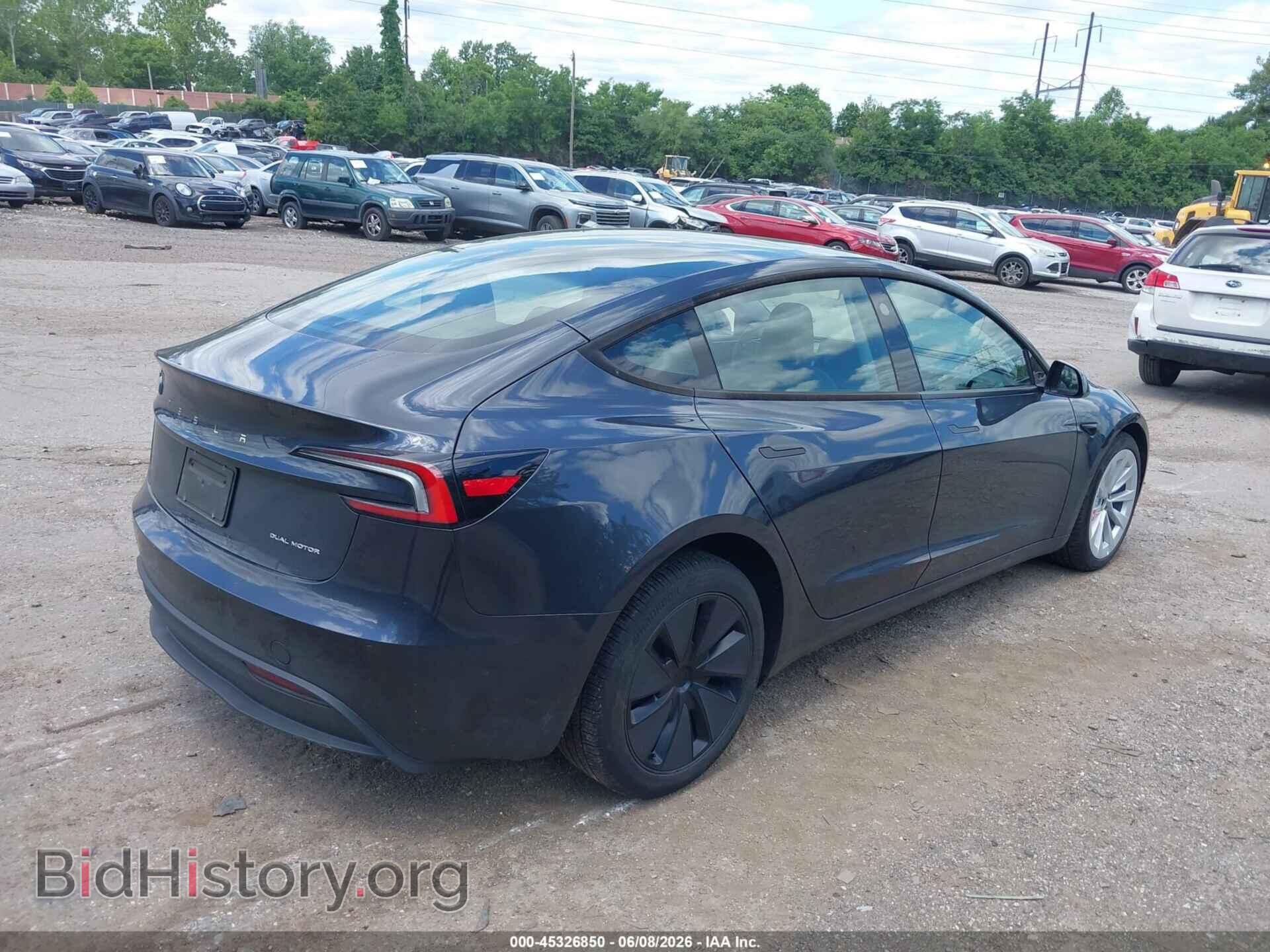2025 TESLA MODEL 3 - VIN: 5YJ3E1EB7SF935034 - Photo 4
