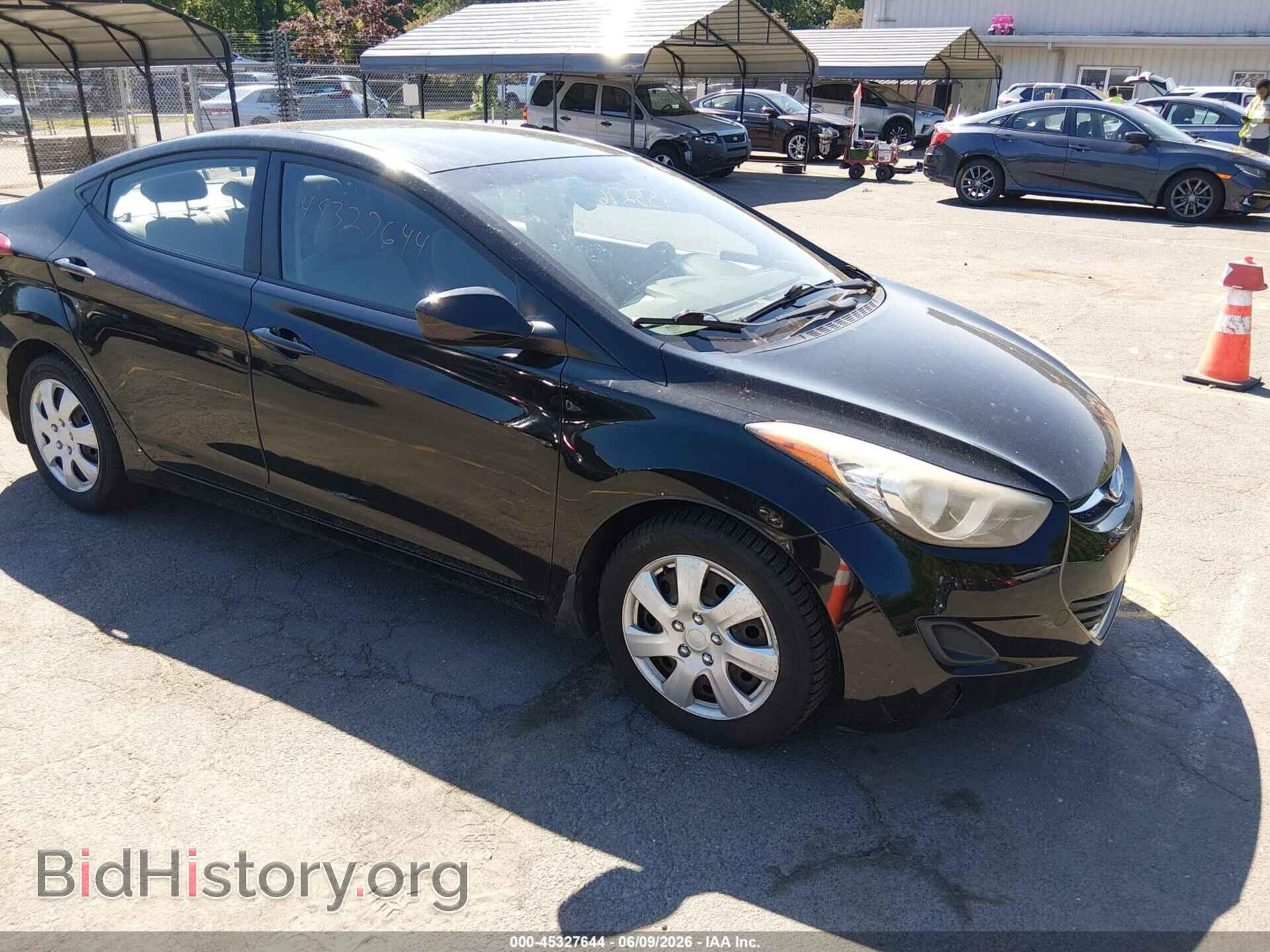 Photo KMHDH4AE3CU399037 - HYUNDAI ELANTRA 2012