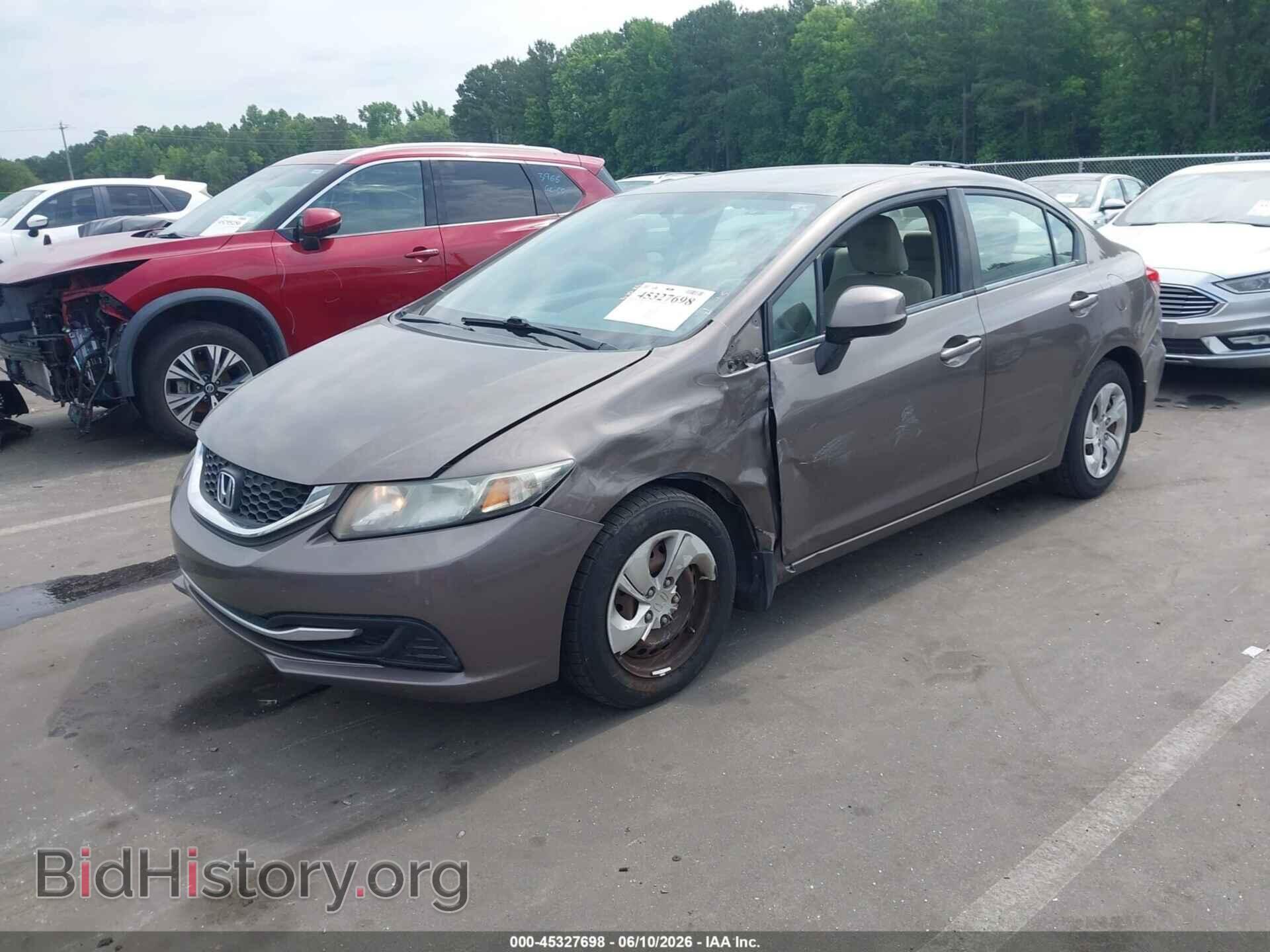 2013 HONDA CIVIC - VIN: 2HGFB2F56DH534139 - Фото 2