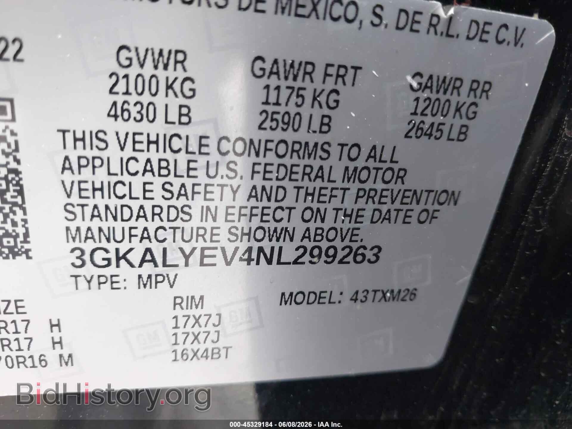 2022 GMC TERRAIN - VIN: 3GKALYEV4NL299263 - Фото 9