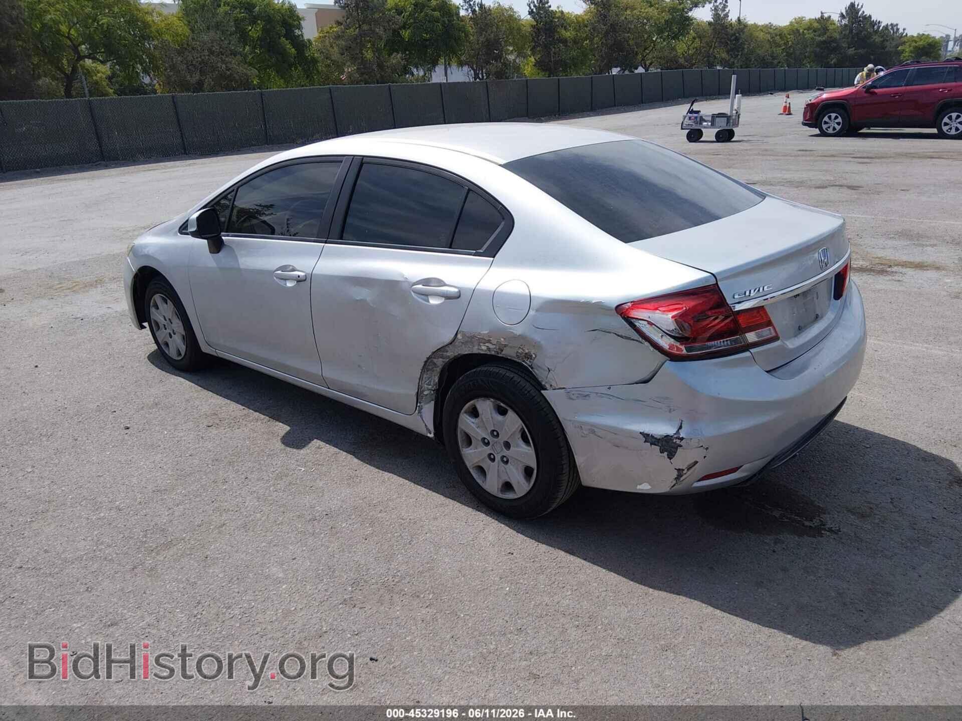 2013 HONDA CIVIC - VIN: 19XFB2F58DE240025 - Фото 3