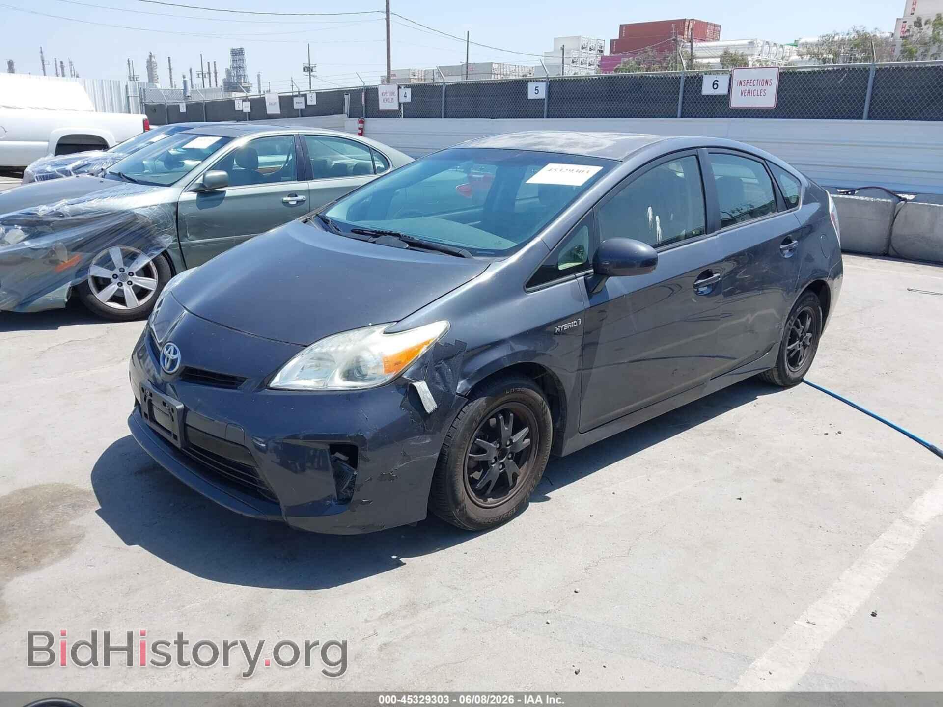 2014 TOYOTA PRIUS - VIN: JTDKN3DU5E1754375 - Фото 2