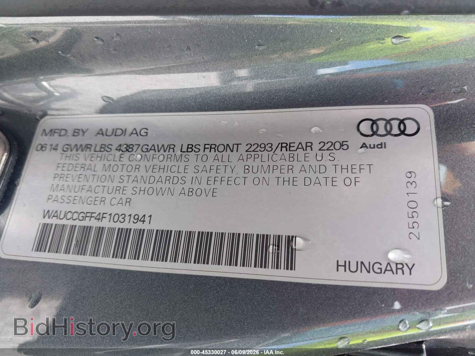 2015 AUDI A3 - VIN: WAUCCGFF4F1031941 - Photo 9