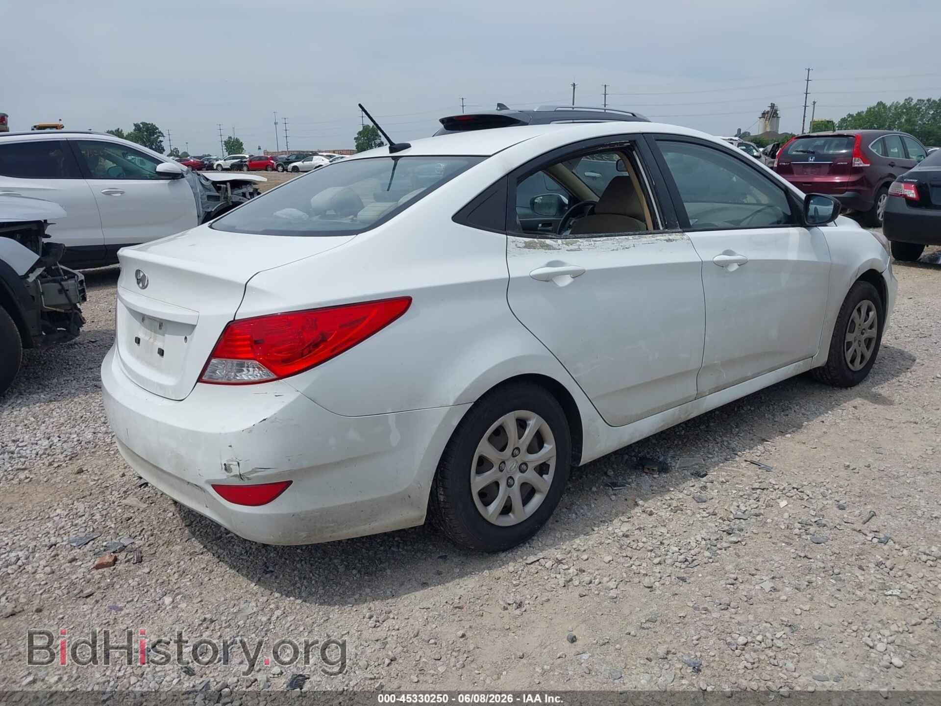 2014 HYUNDAI ACCENT - VIN: KMHCT4AE3EU751692 - Фото 4