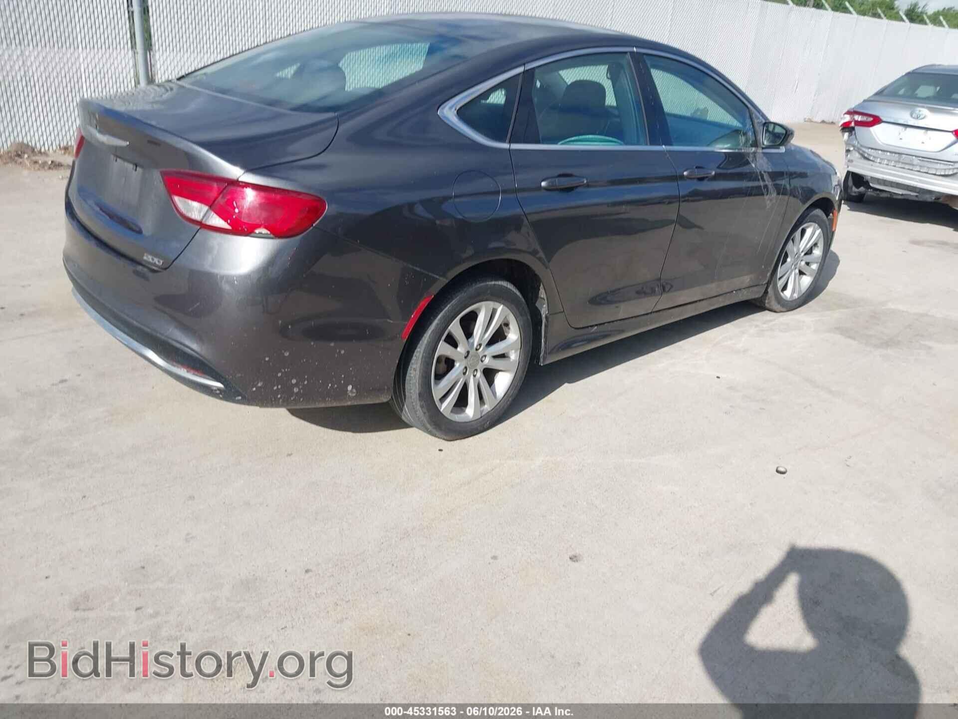 2015 CHRYSLER 200 - VIN: 1C3CCCAB7FN748489 - Фото 4