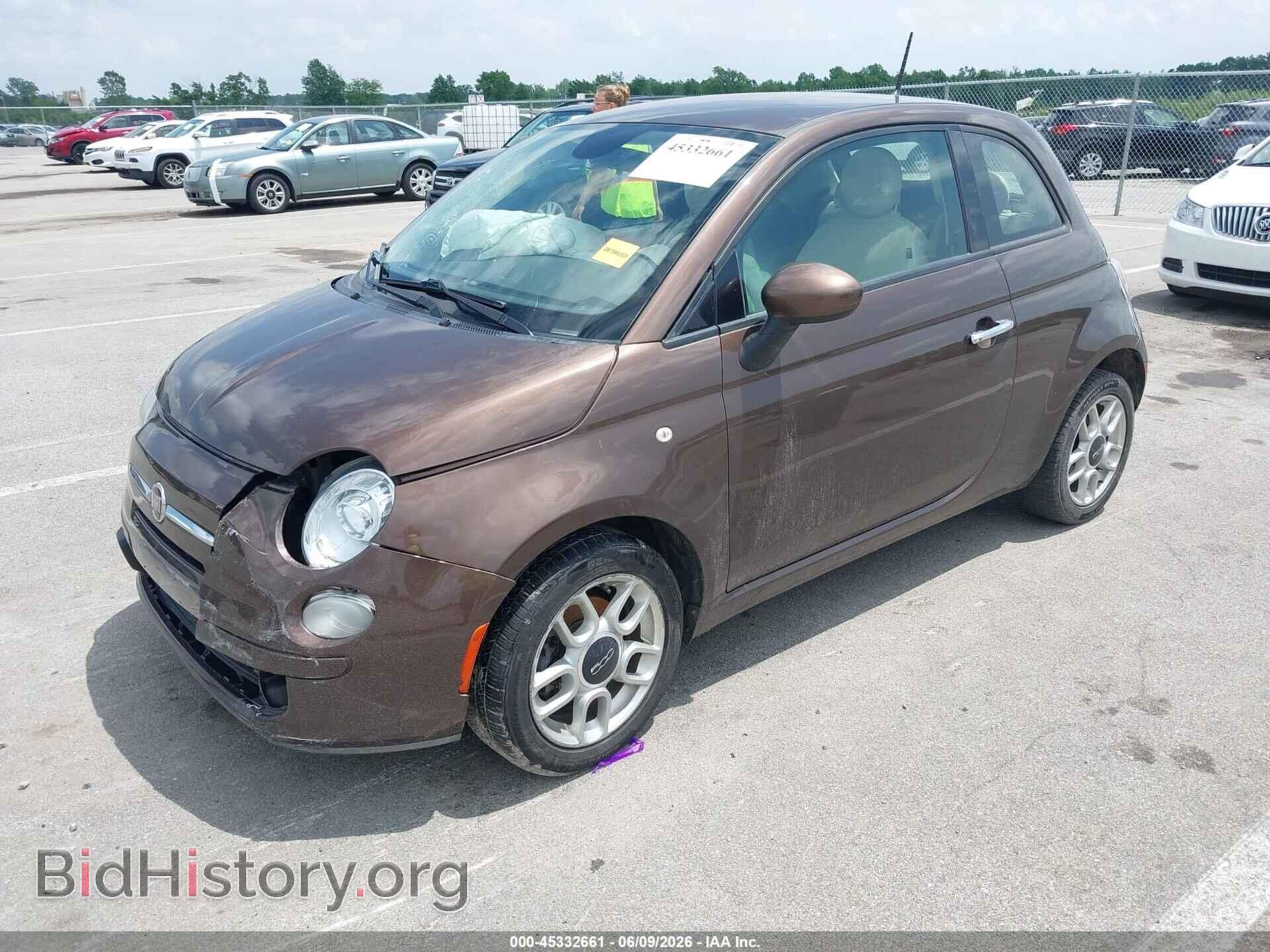2015 FIAT 500 - VIN: 3C3CFFAR1FT653237 - Фото 2