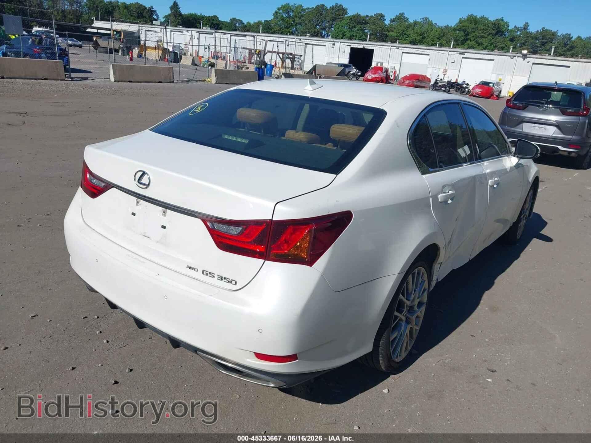 2014 LEXUS GS 350 - VIN: JTHCE1BL4E5027206 - Photo 4