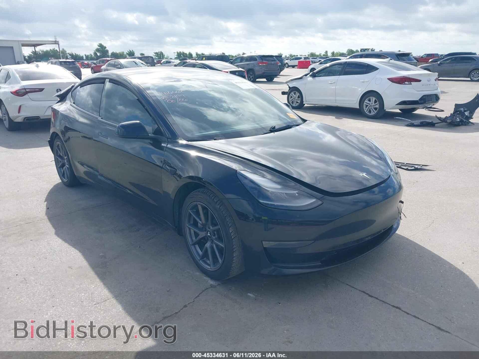 Фотография 5YJ3E1EA0NF352199 - TESLA MODEL 3 2022