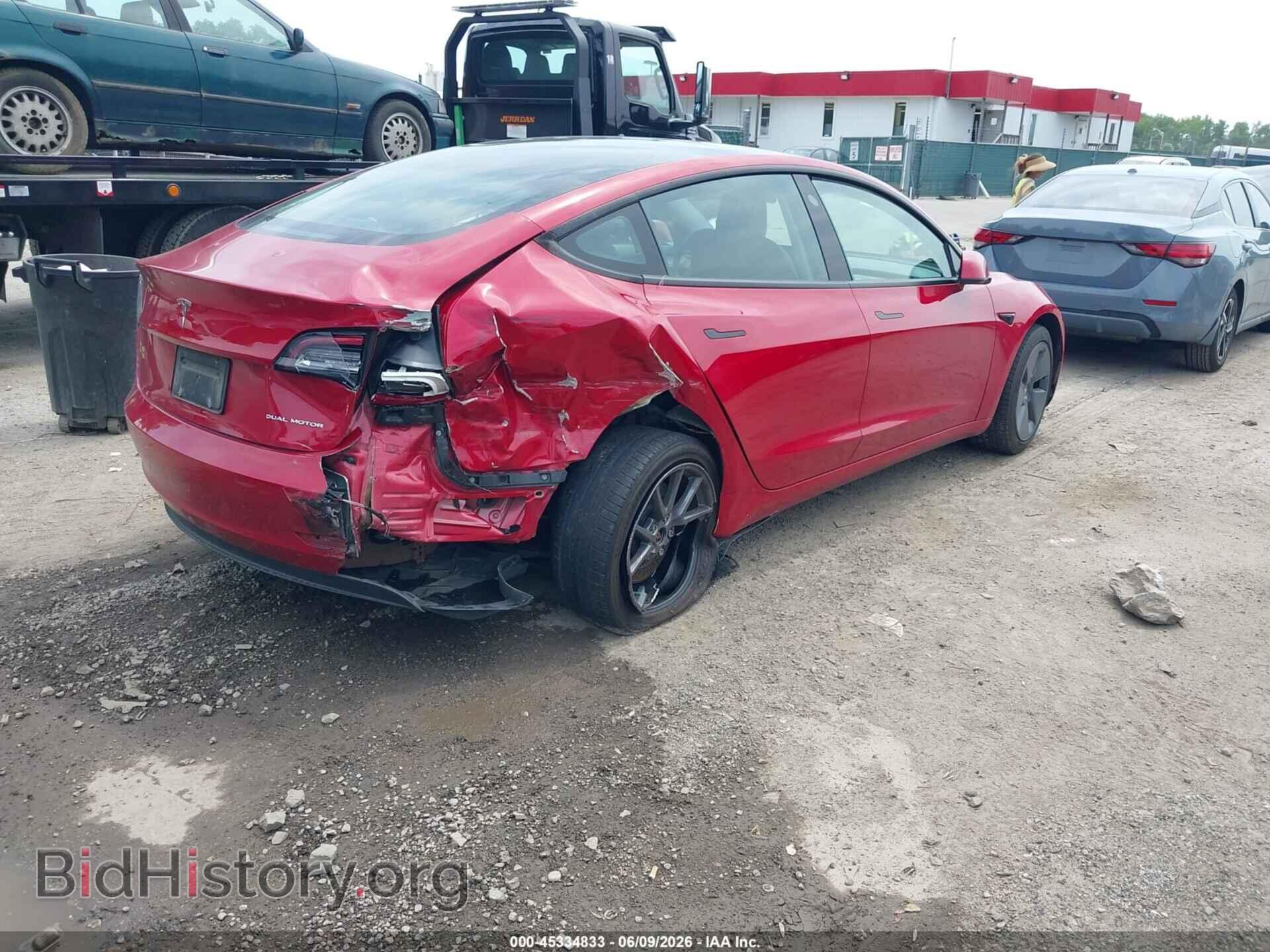 2022 TESLA MODEL 3 - VIN: 5YJ3E1EB7NF204091 - Фото 4