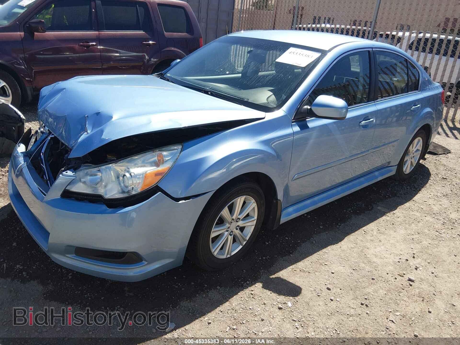 2012 SUBARU LEGACY - VIN: 4S3BMBC68C3014434 - Фото 2