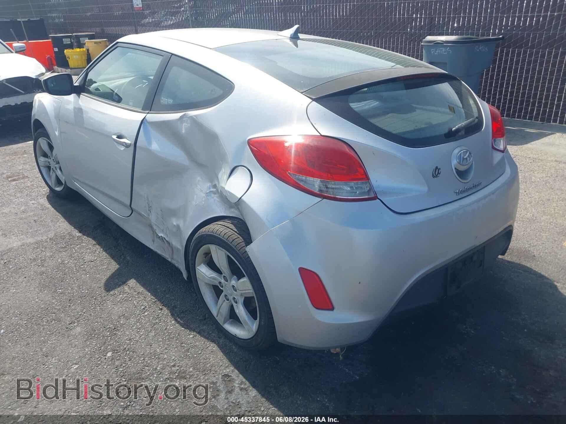 2012 HYUNDAI VELOSTER - VIN: KMHTC6AD5CU028443 - Фото 3