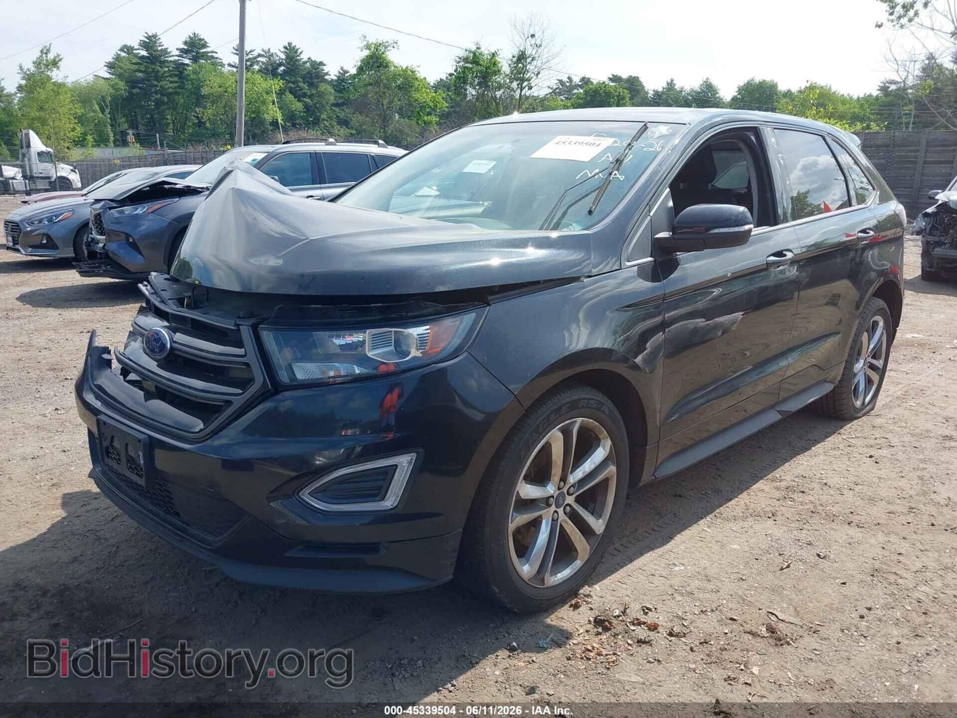 2015 FORD EDGE - VIN: 2FMTK4AP1FBB36828 - Фото 2