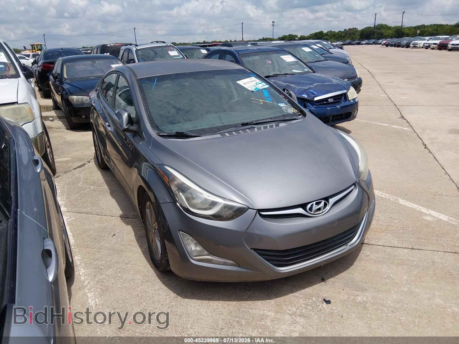 Photo 5NPDH4AEXEH502374 - HYUNDAI ELANTRA 2014