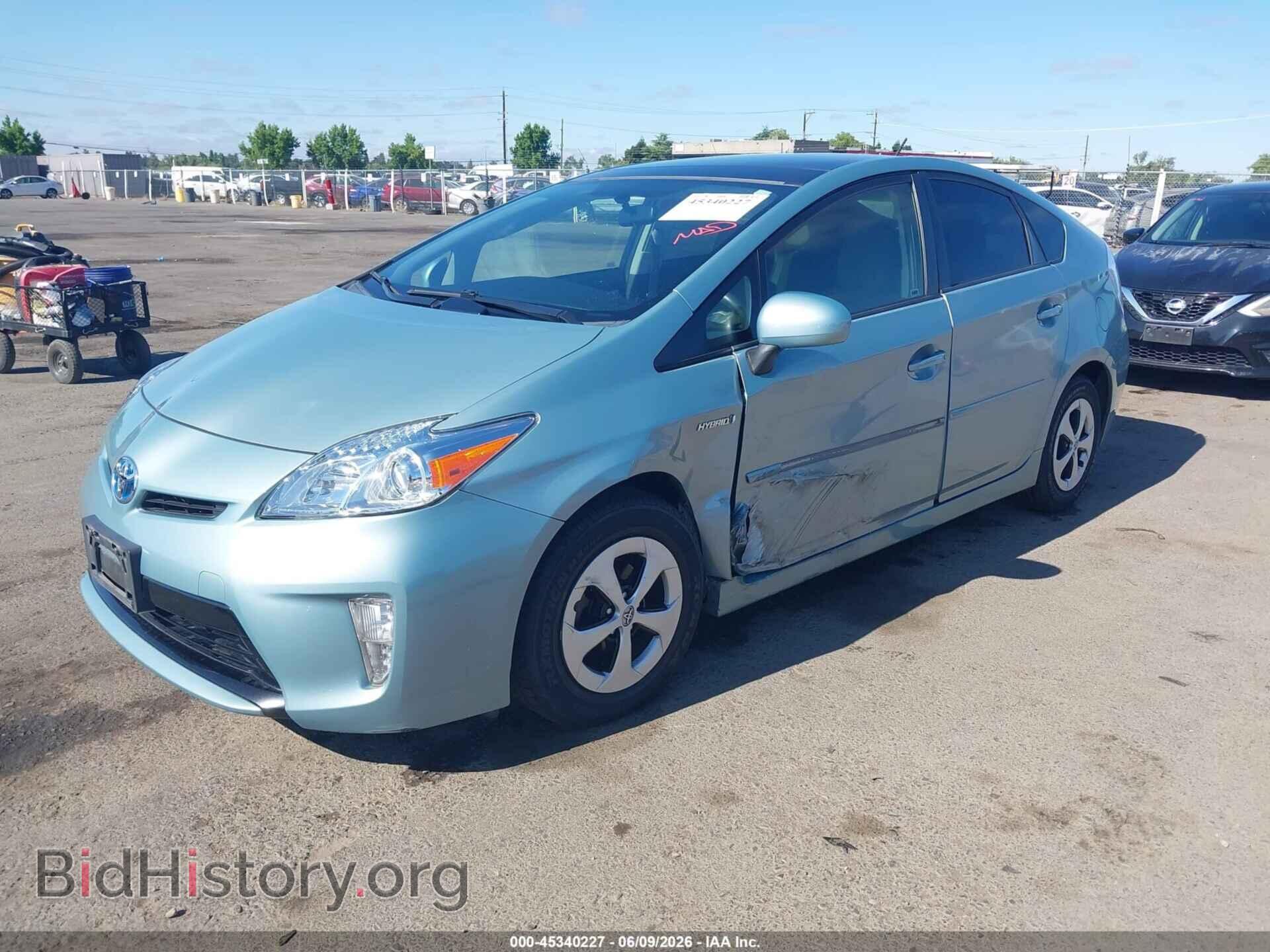 2015 TOYOTA PRIUS - VIN: JTDKN3DU0F1869192 - Фото 2