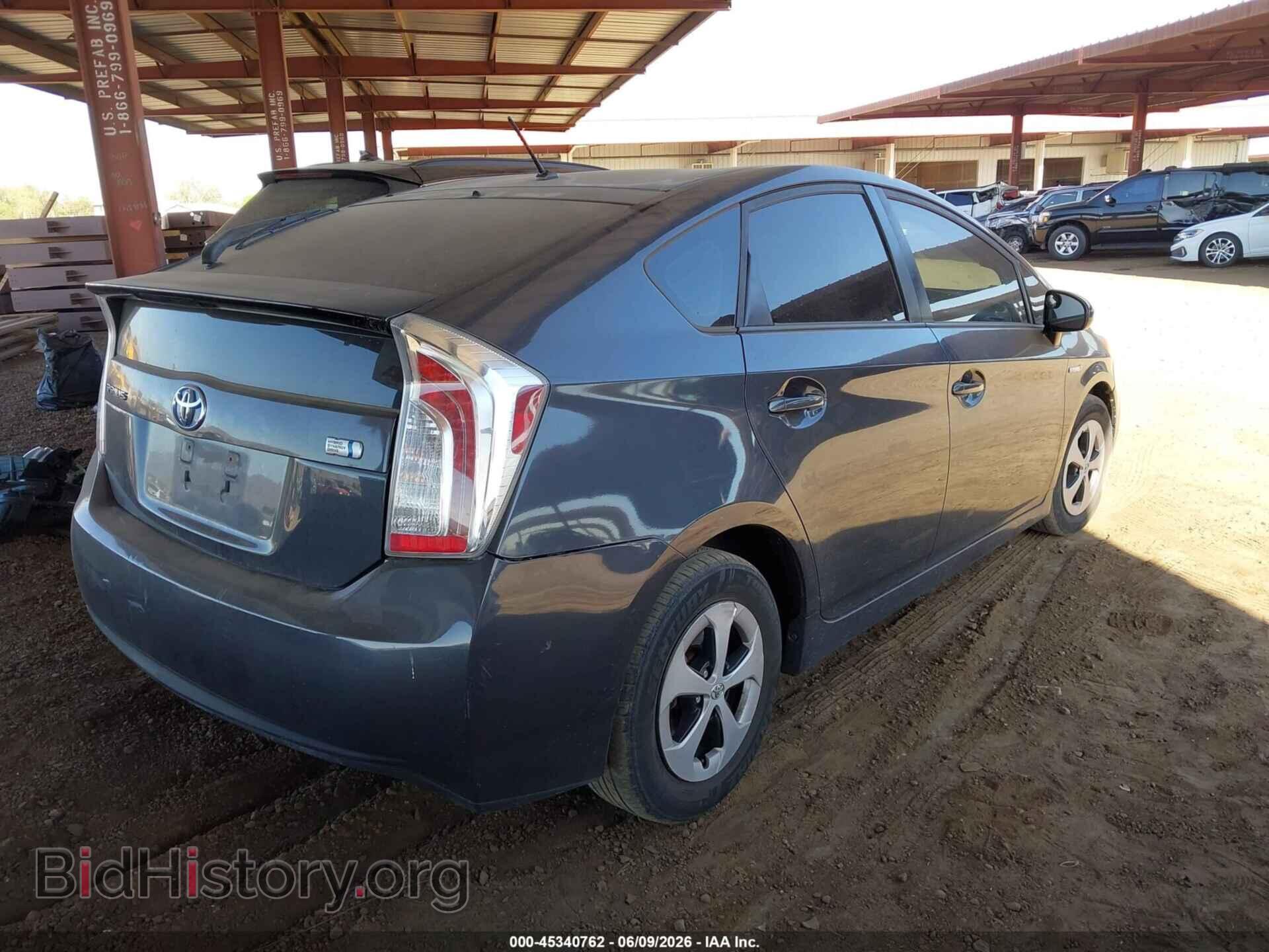 2013 TOYOTA PRIUS - VIN: JTDKN3DU2D1672781 - Фото 4