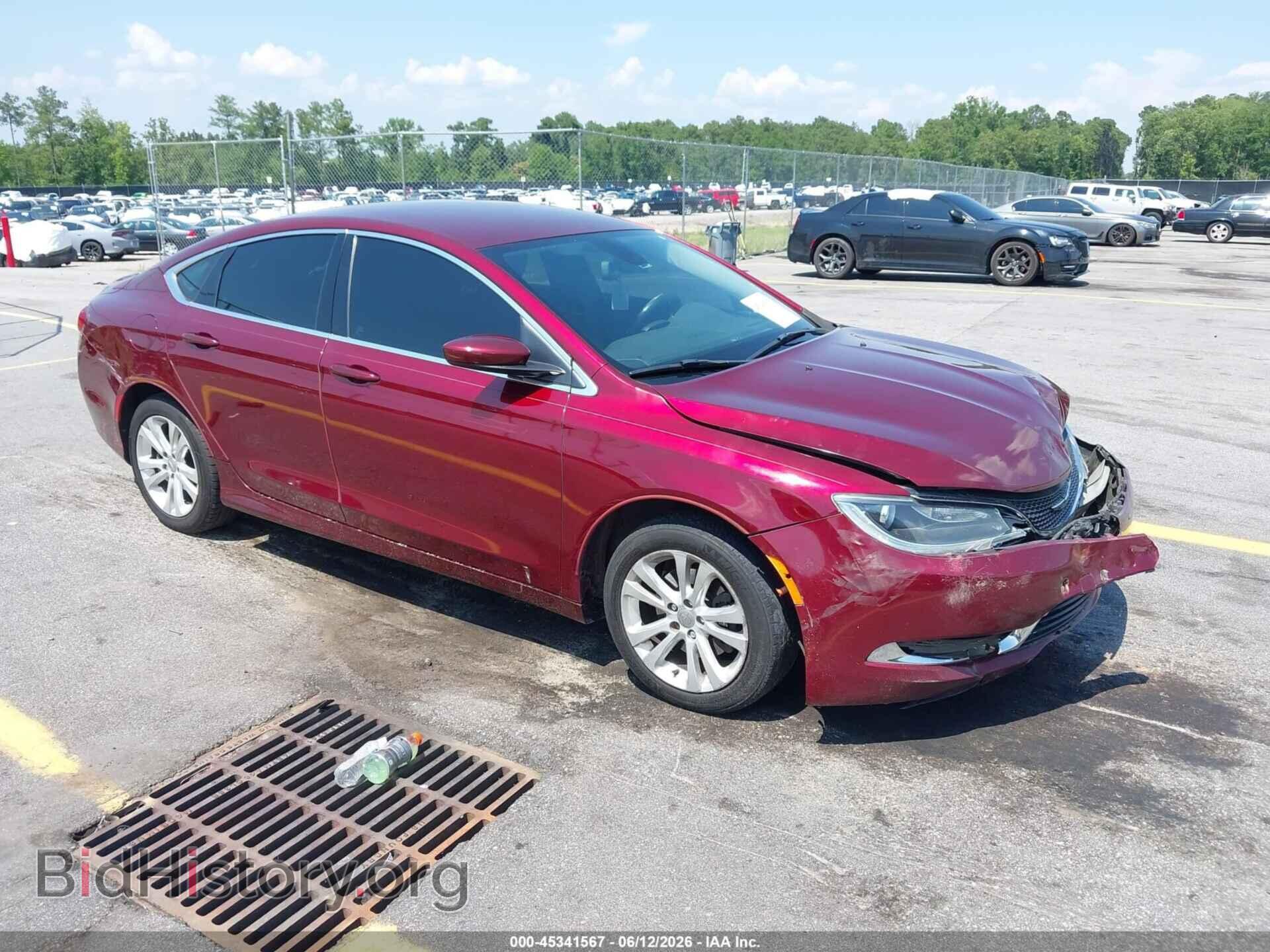 Фотография 1C3CCCAB9GN104011 - CHRYSLER 200 2016