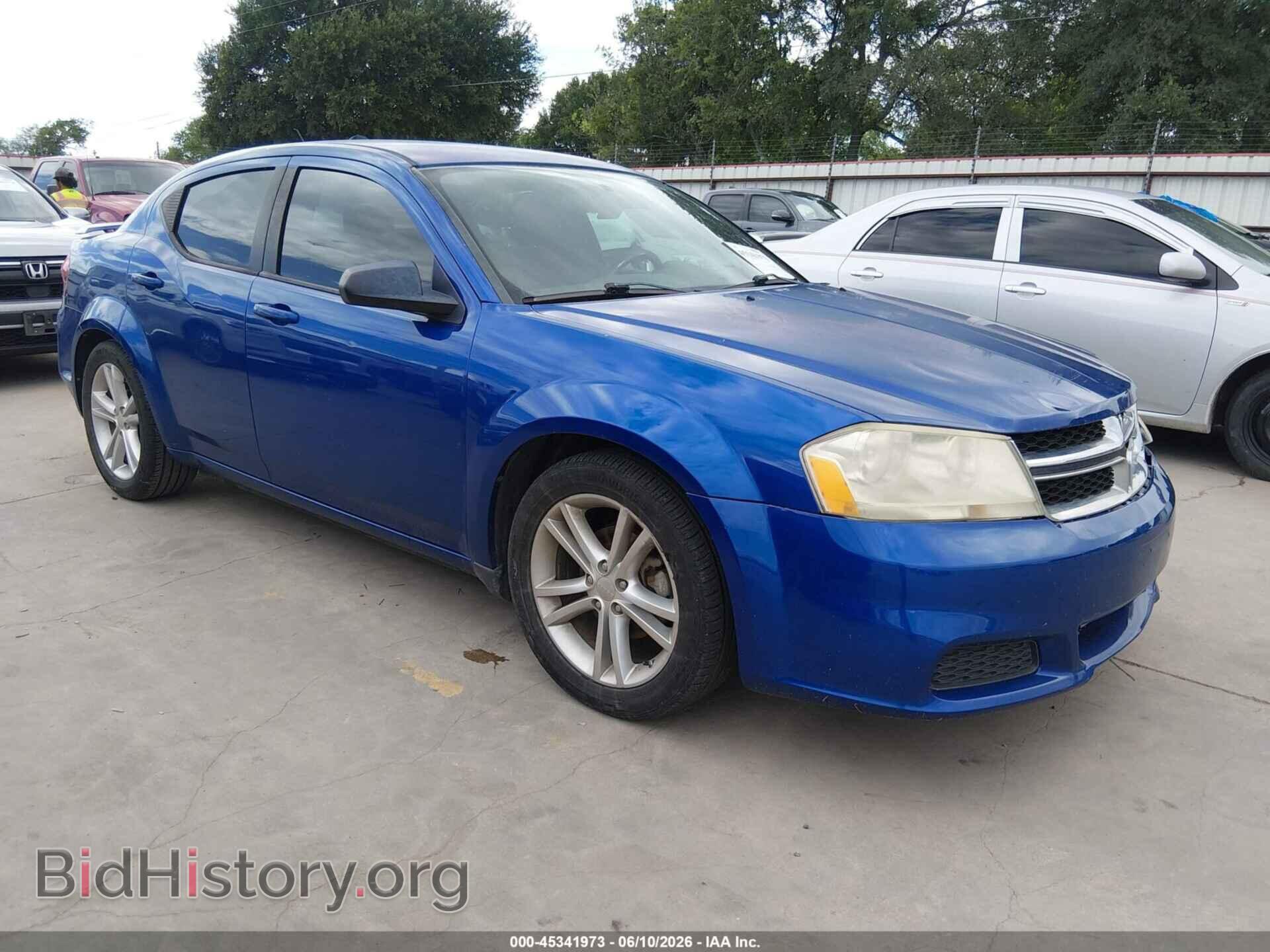 Фотография 1C3CDZAG9CN314534 - DODGE AVENGER 2012