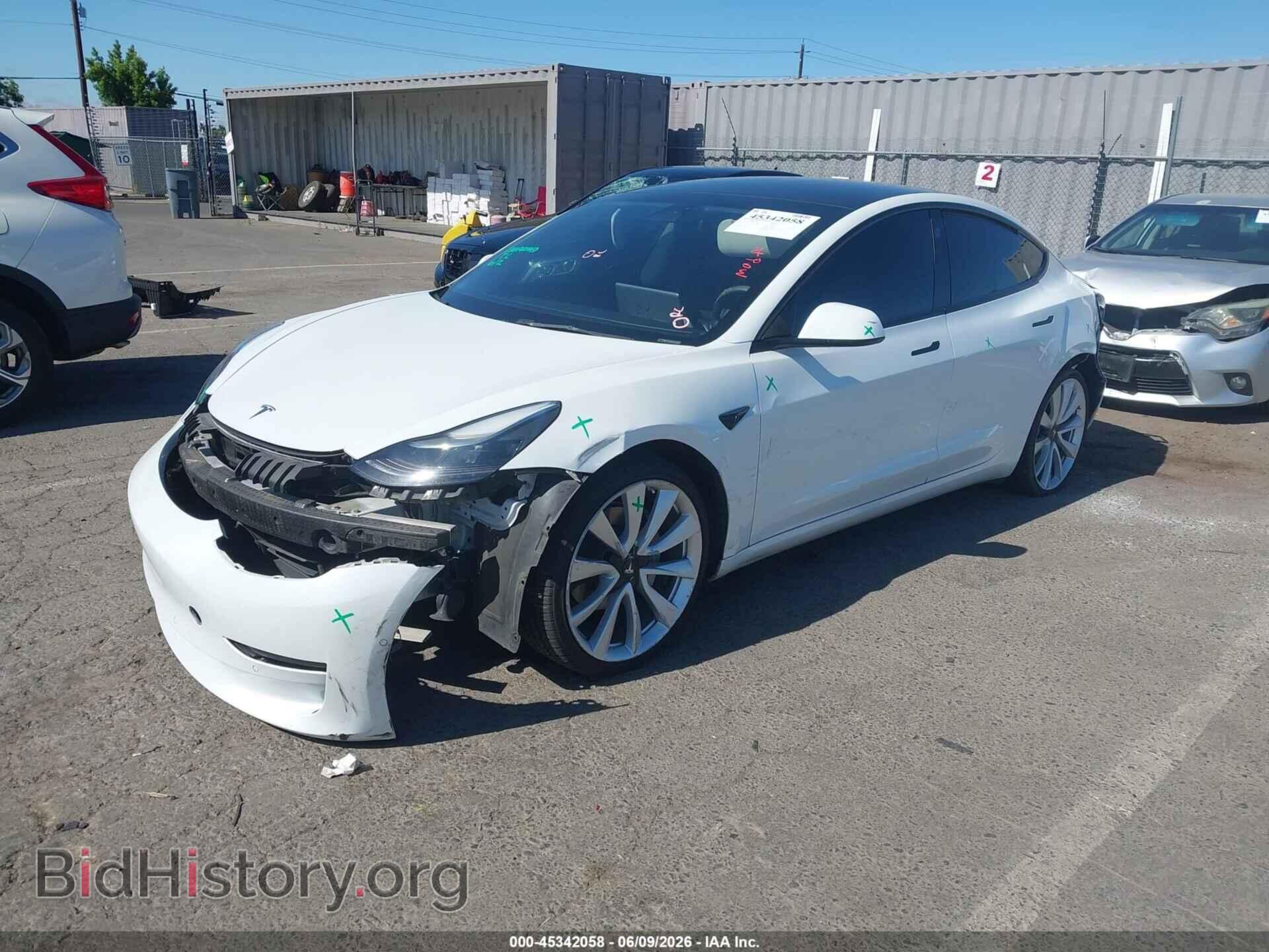 2022 TESLA MODEL 3 - VIN: 5YJ3E1EA3NF241453 - Photo 2