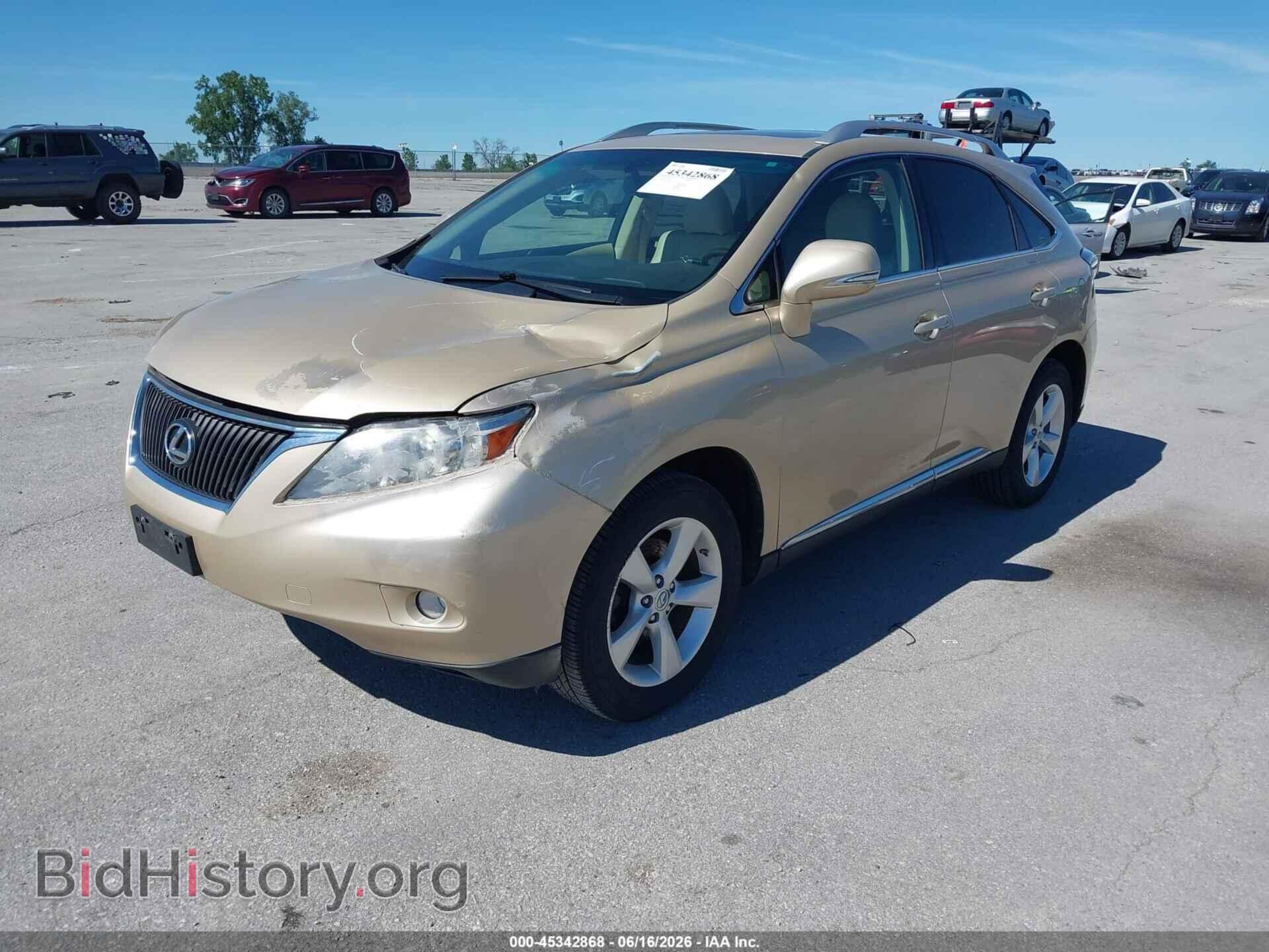 2010 LEXUS RX 350 - VIN: 2T2BK1BA3AC044771 - Фото 2