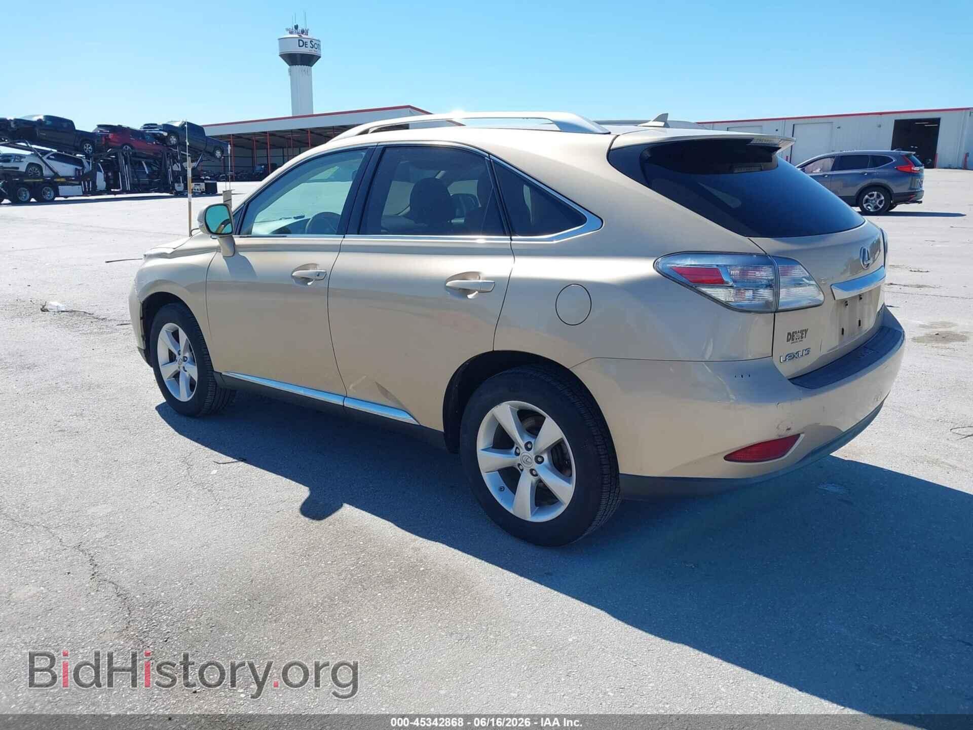 2010 LEXUS RX 350 - VIN: 2T2BK1BA3AC044771 - Фото 3