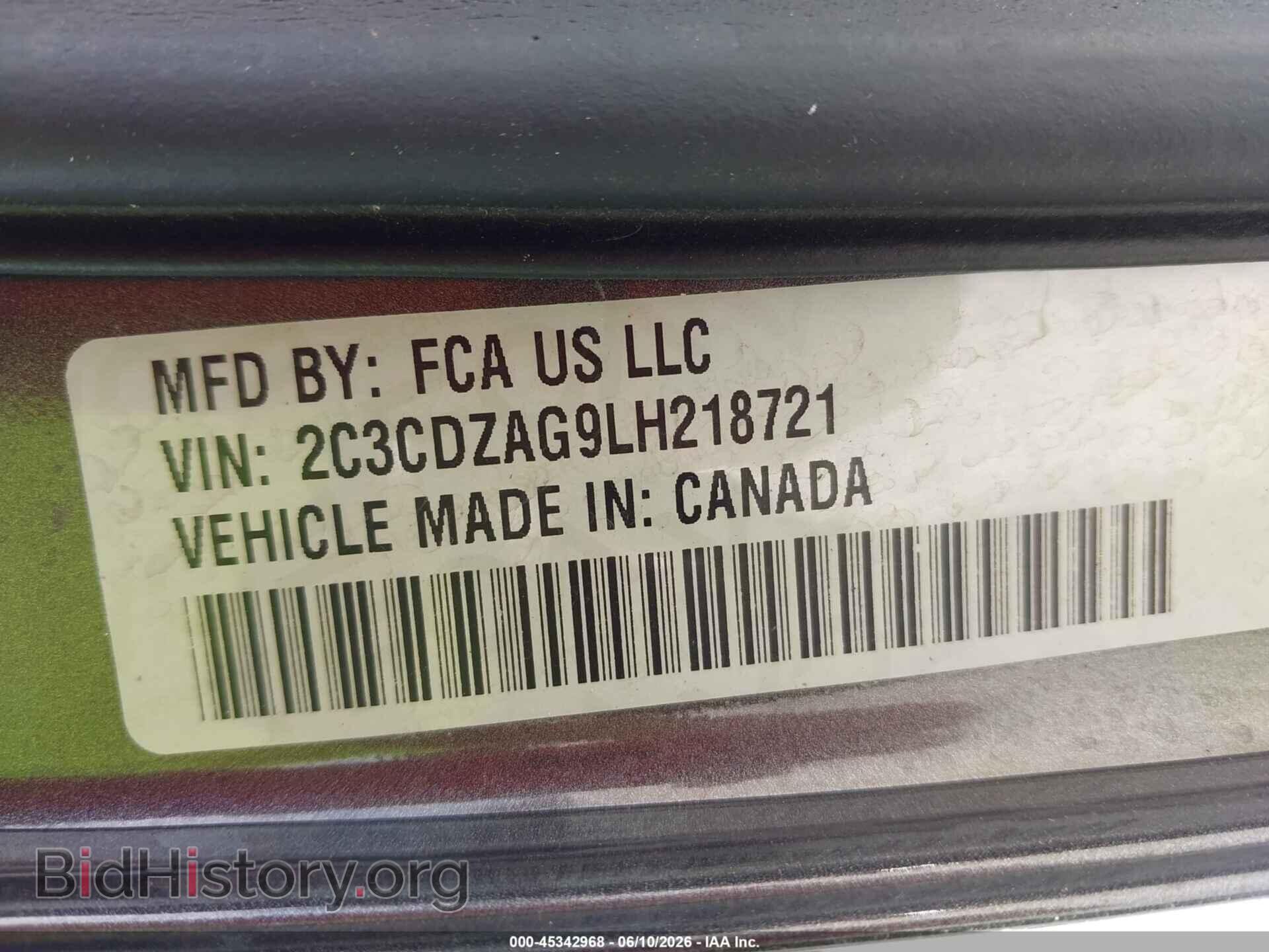 2020 DODGE CHALLENGER - VIN: 2C3CDZAG9LH218721 - Фото 9