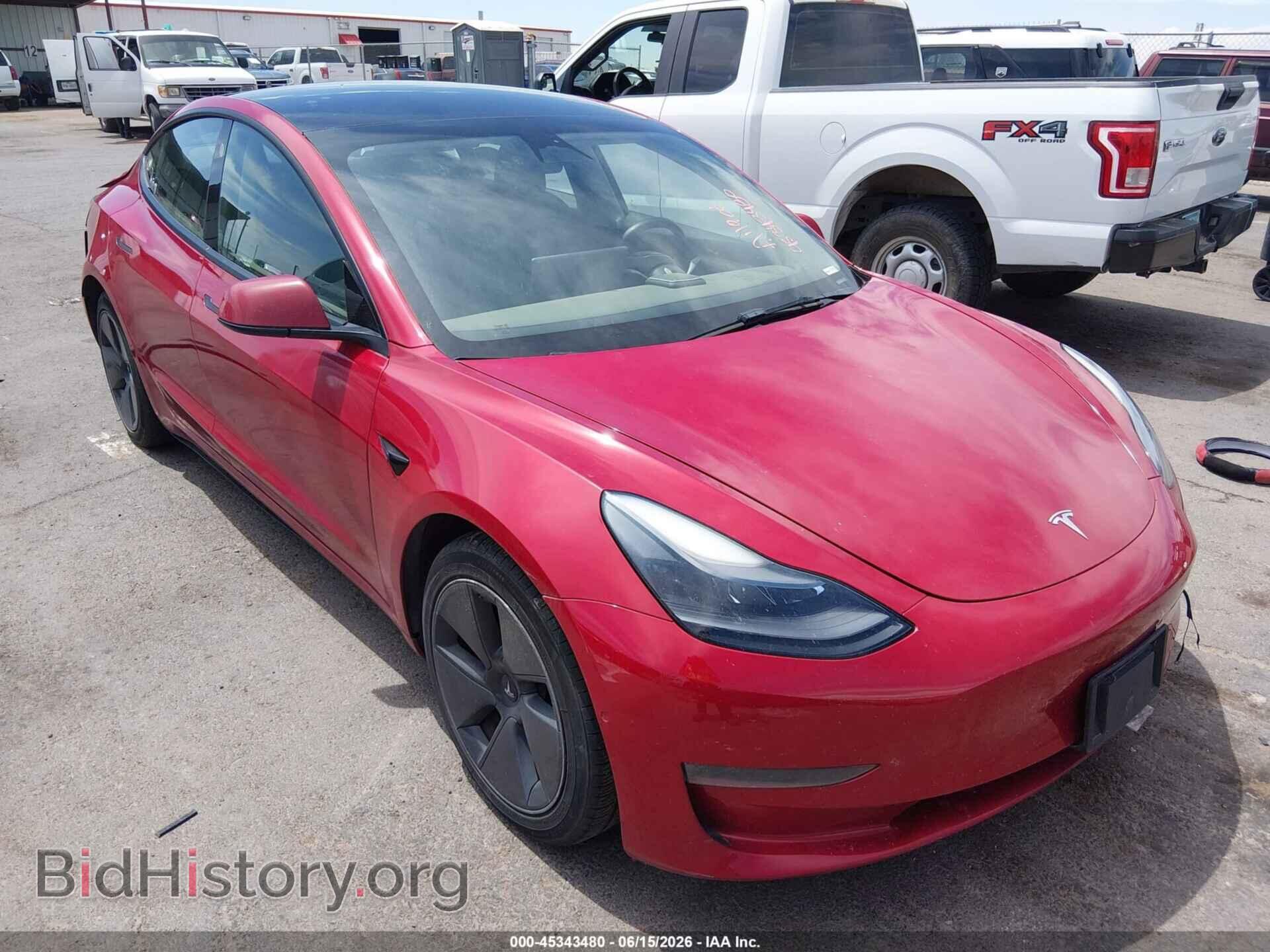 Photo 5YJ3E1EA2NF190656 - TESLA MODEL 3 2022