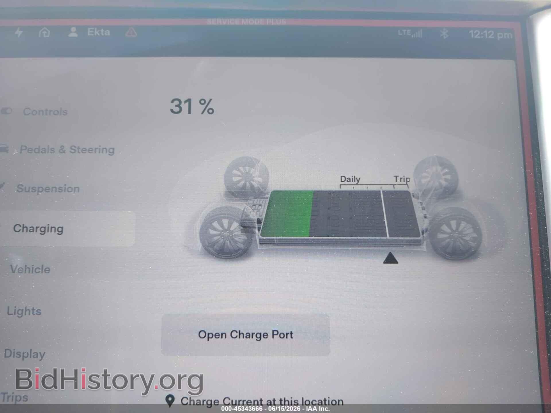 2012 TESLA MODEL S - VIN: 5YJSA1CP3CFP03263 - Photo 17