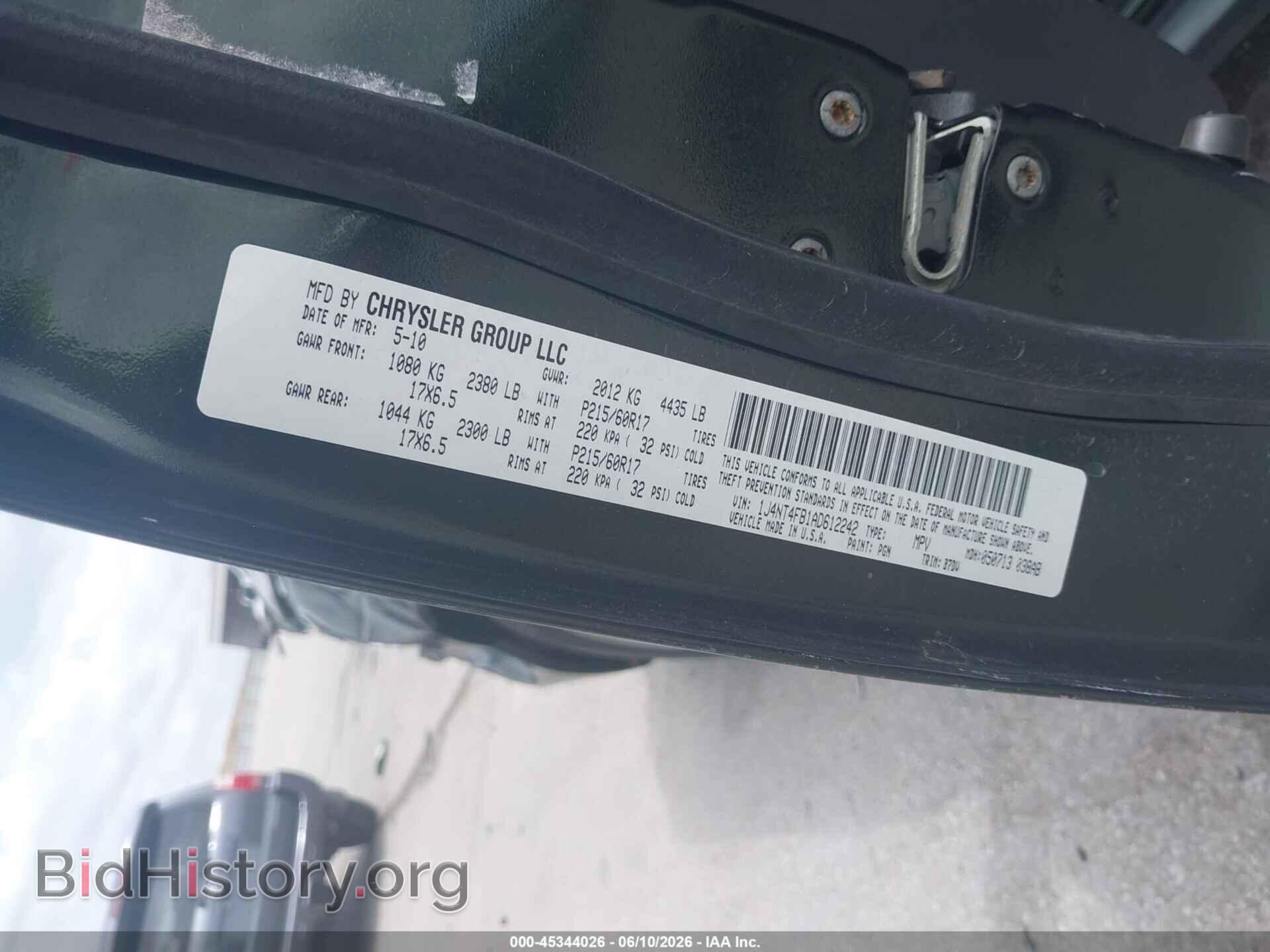 2010 JEEP COMPASS - VIN: 1J4NT4FB1AD612242 - Фото 9