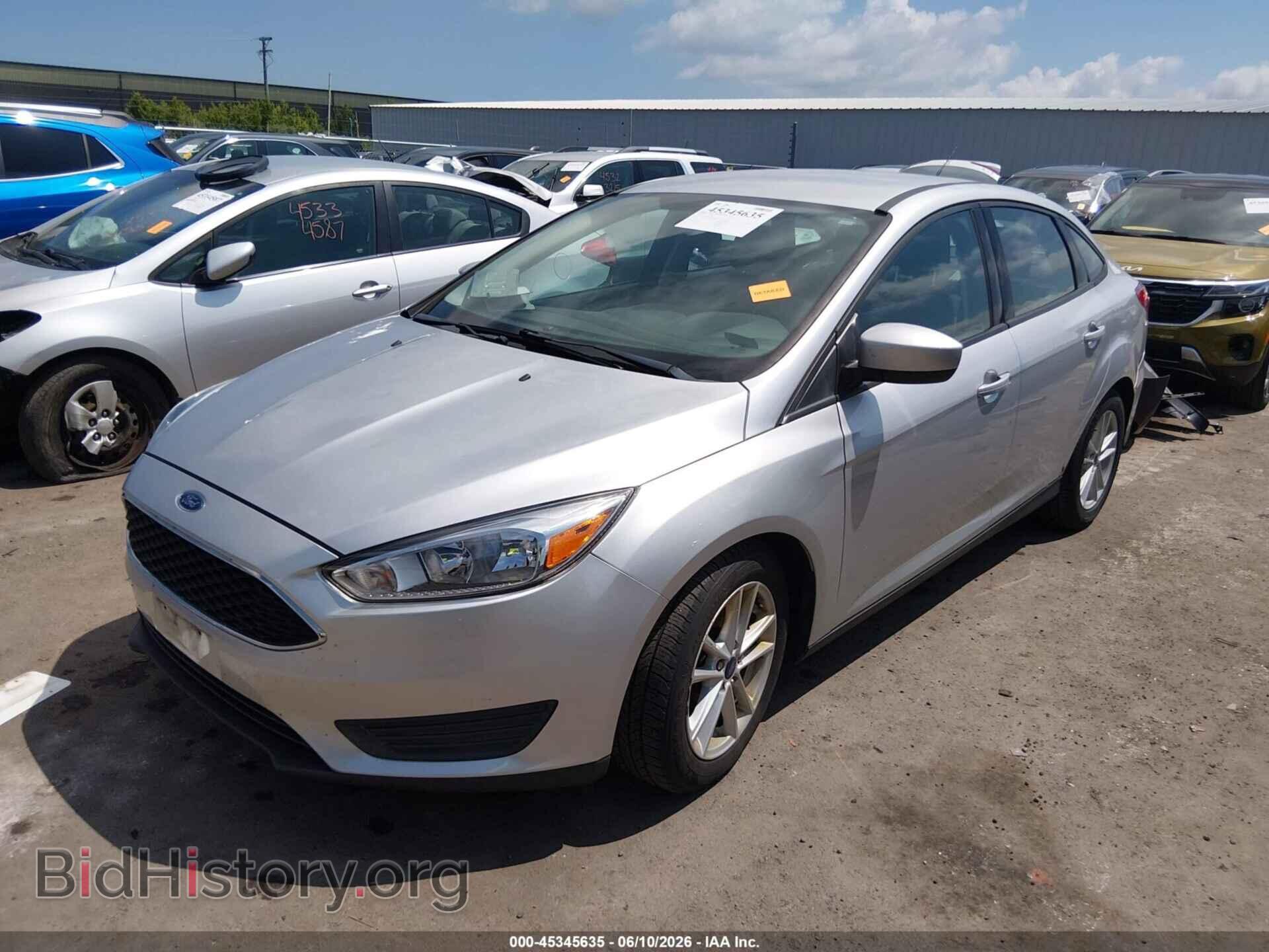 2018 FORD FOCUS - VIN: 1FADP3F23JL254086 - Фото 2