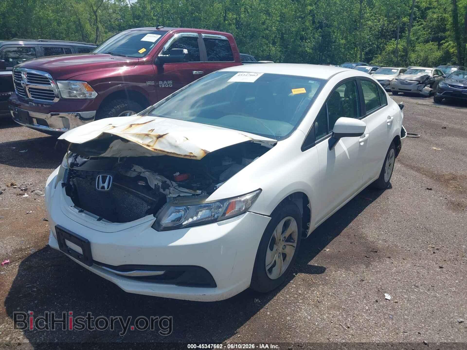 2014 HONDA CIVIC - VIN: 19XFB2F58EE016898 - Фото 2