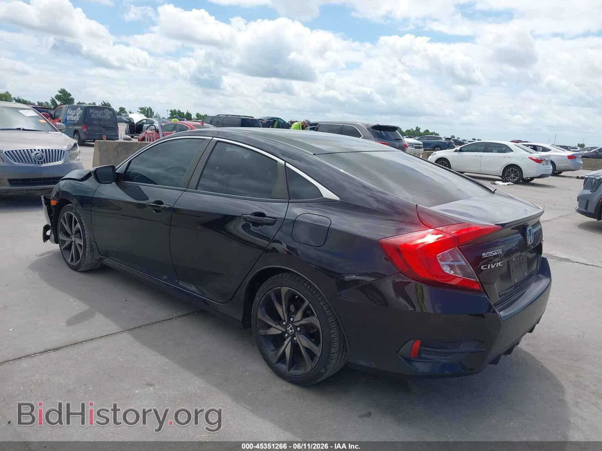 2019 HONDA CIVIC - VIN: 2HGFC2F82KH504706 - Фото 3