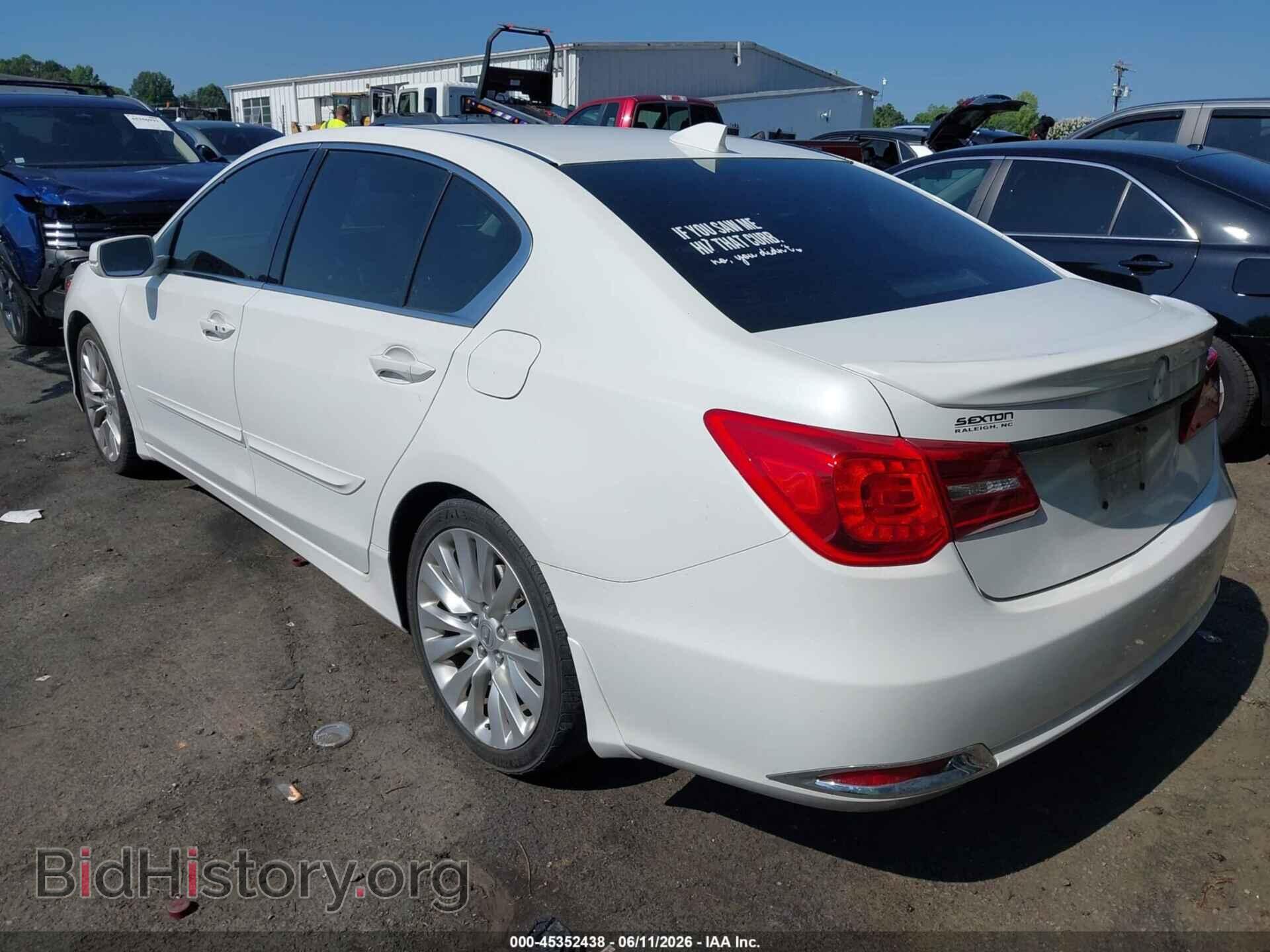 2014 ACURA RLX - VIN: JH4KC1F35EC002404 - Фото 3