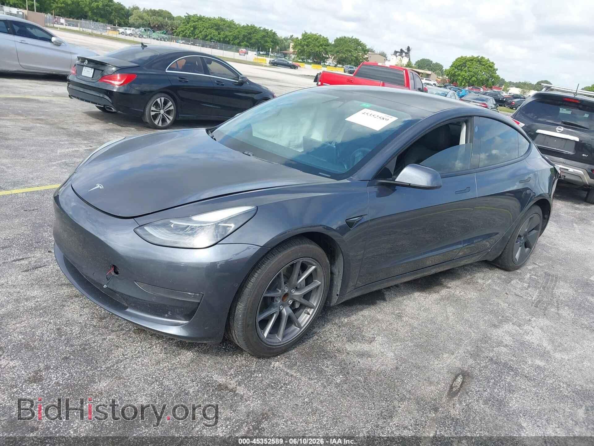 2021 TESLA MODEL 3 - VIN: 5YJ3E1EA5MF991452 - Фото 2