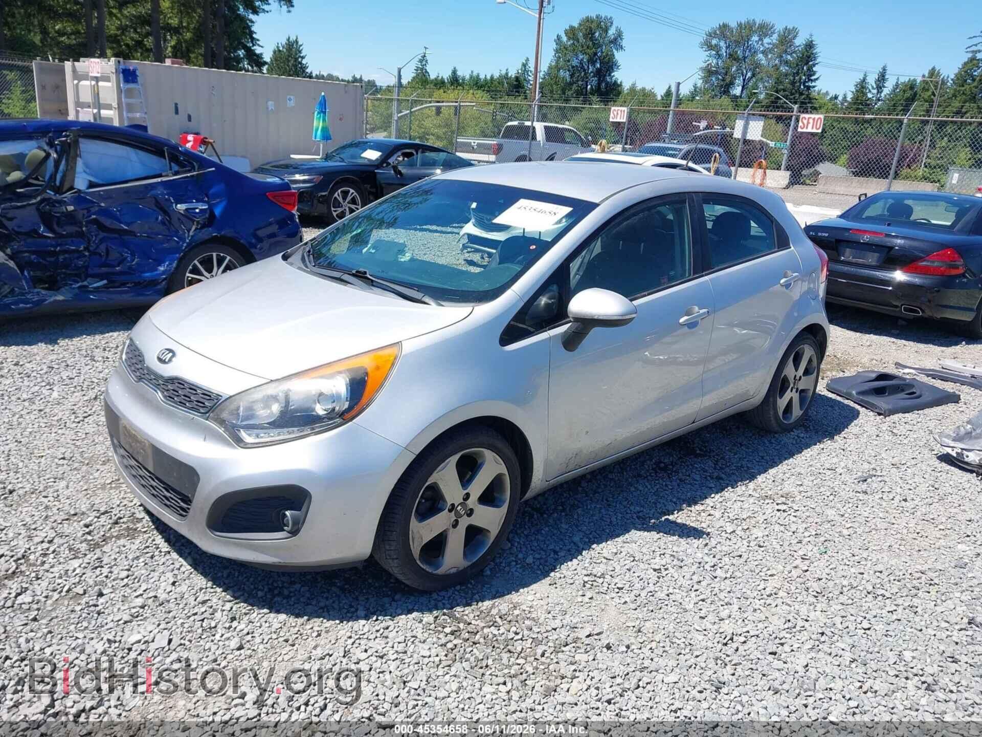 2013 KIA RIO - VIN: KNADN5A35D6229363 - Фото 2