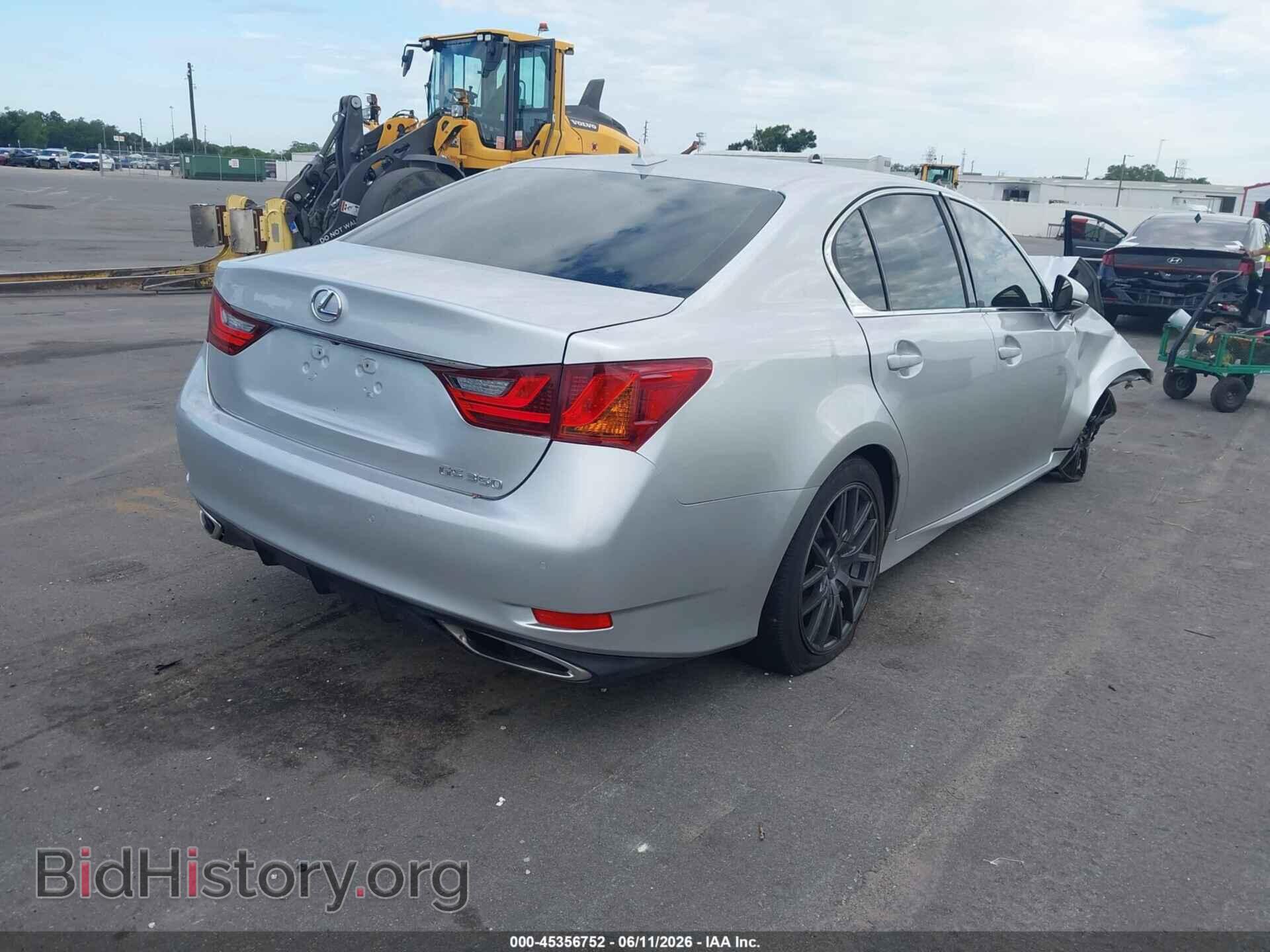 2014 LEXUS GS 350 - VIN: JTHBE1BL3E5041349 - Фото 4