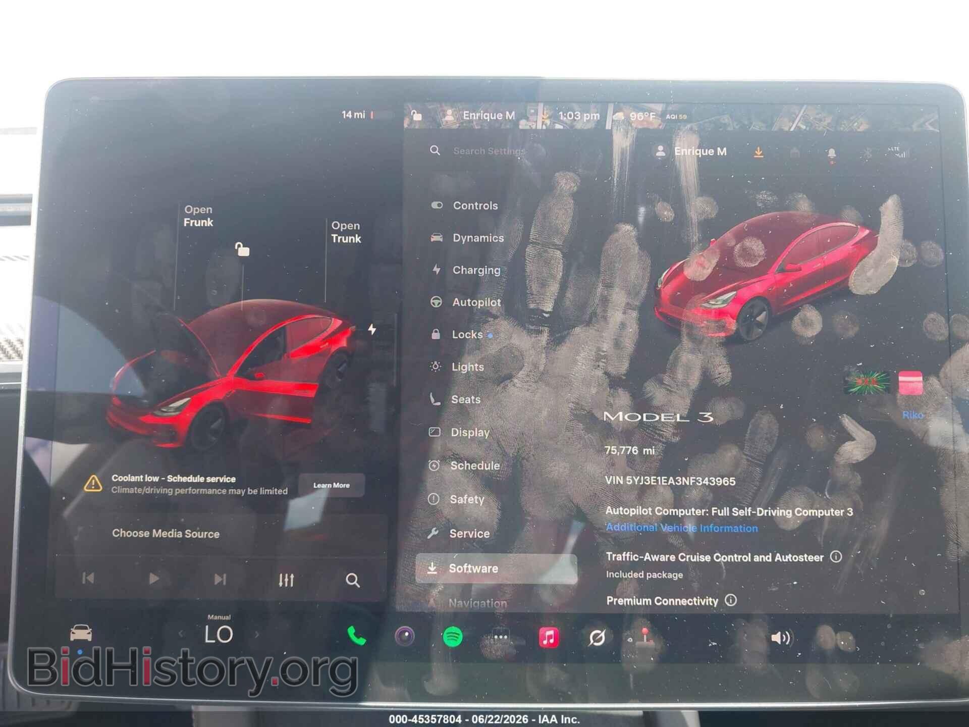 2022 TESLA MODEL 3 - VIN: 5YJ3E1EA3NF343965 - Photo 17