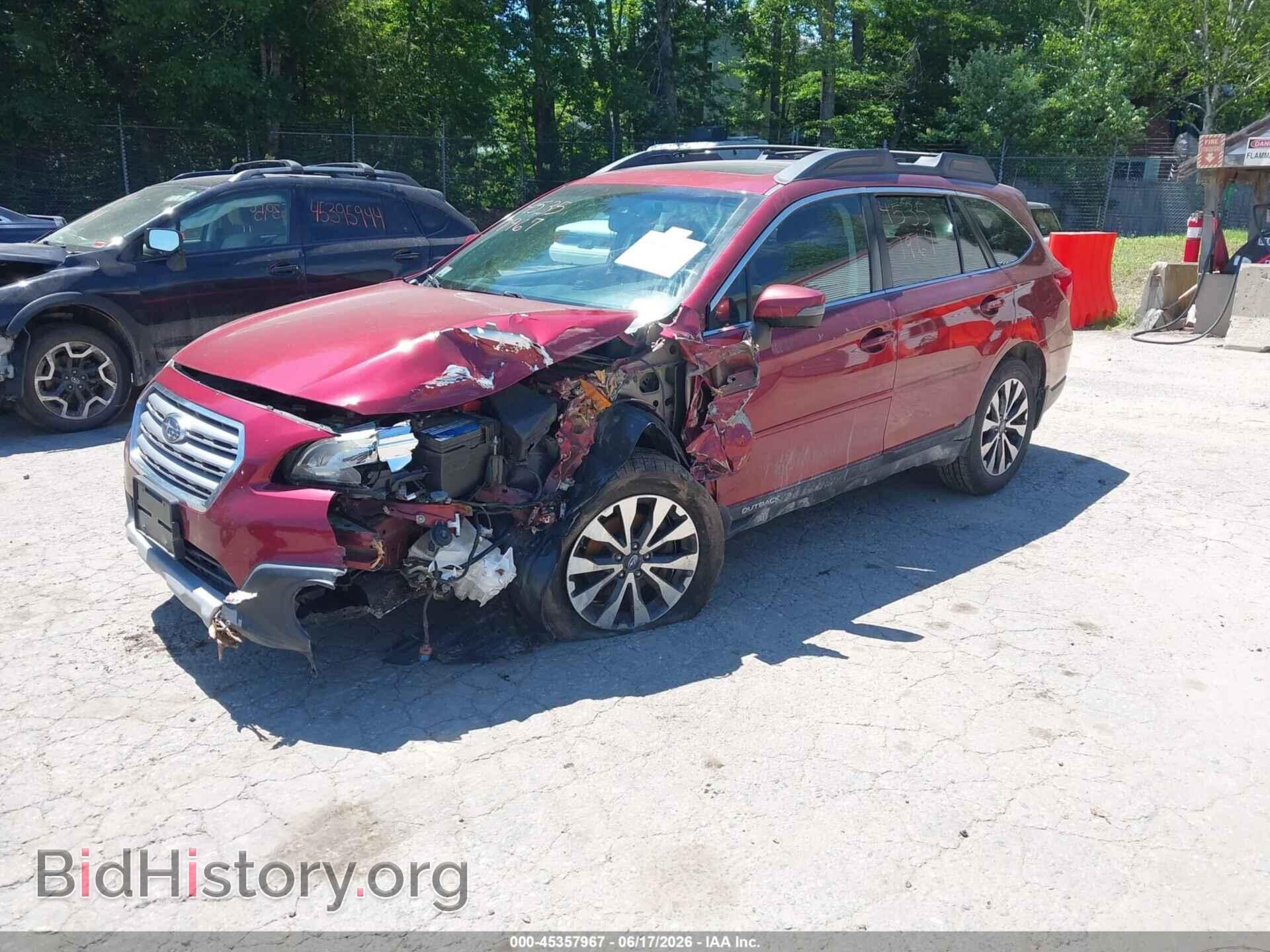 2016 SUBARU OUTBACK - VIN: 4S4BSANCXG3281286 - Фото 2