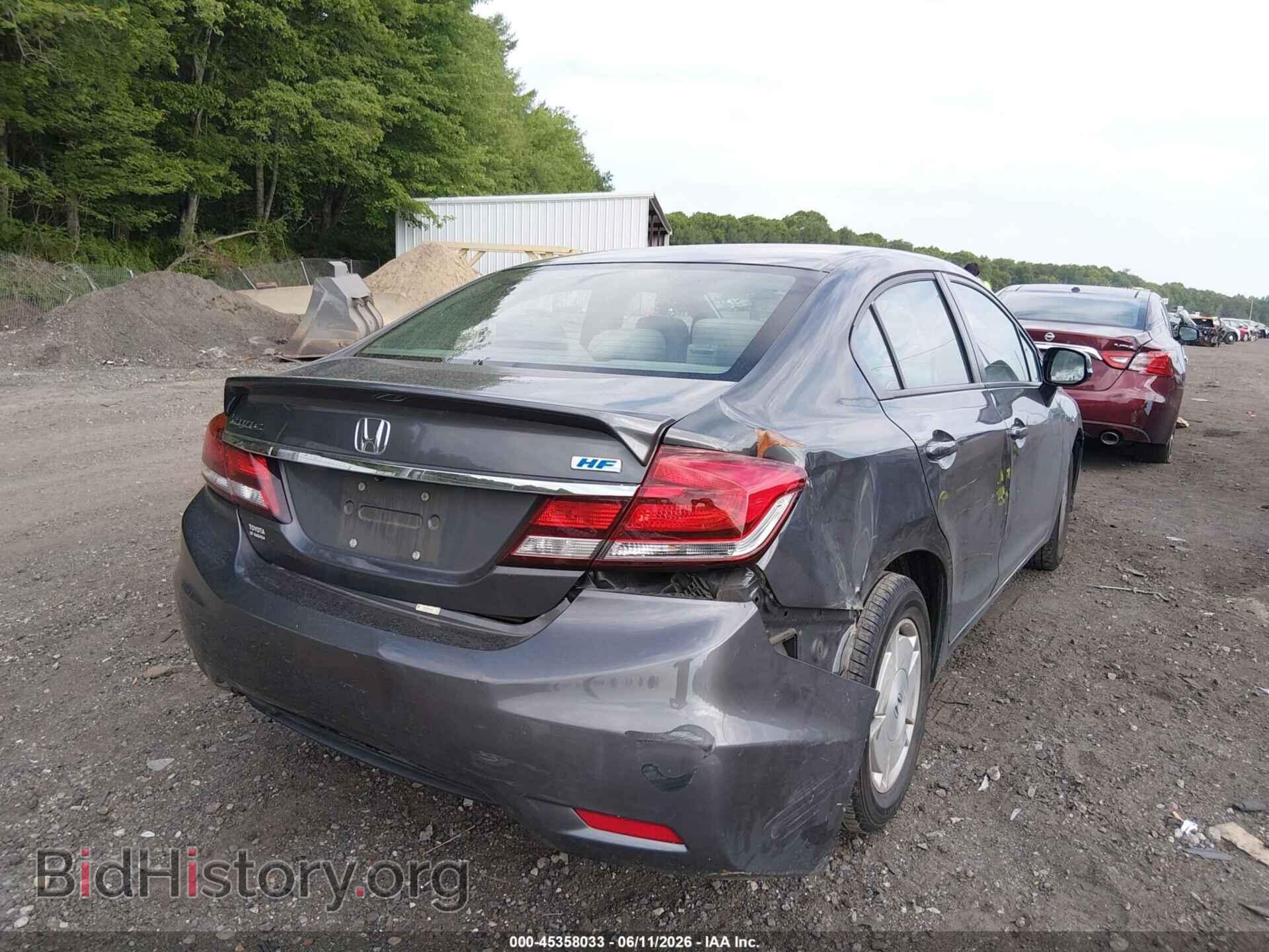 2013 HONDA CIVIC - VIN: 2HGFB2F63DH534446 - Фото 4