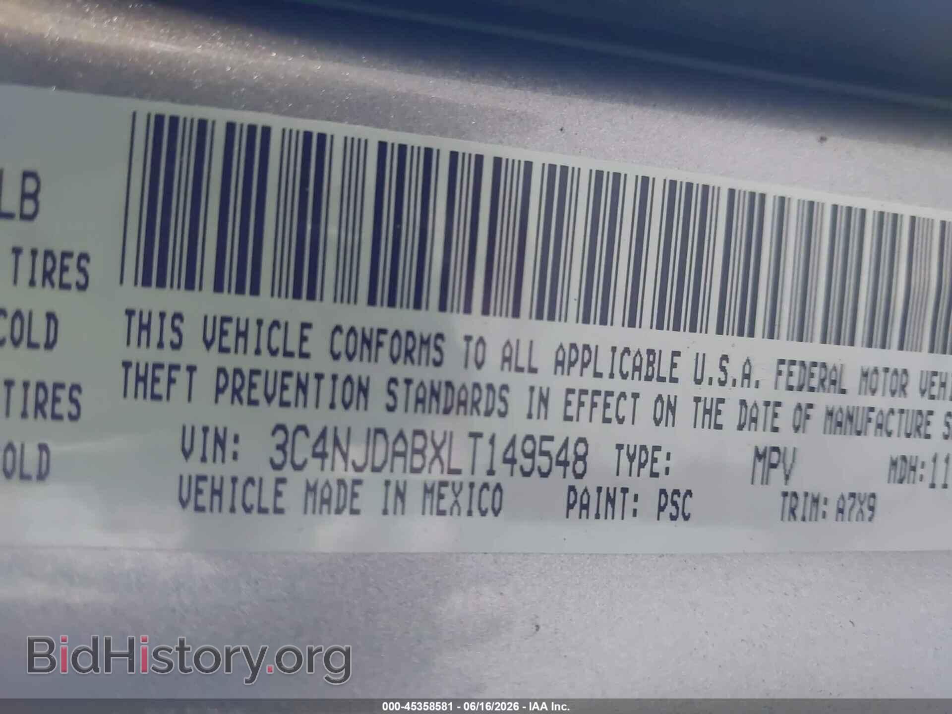 2020 JEEP COMPASS - VIN: 3C4NJDABXLT149548 - Фото 9